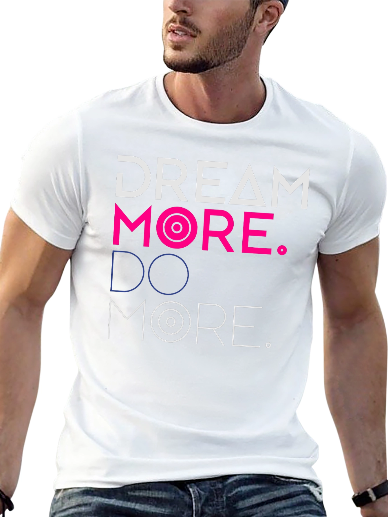 Camiseta Negra Dream More. Do More.