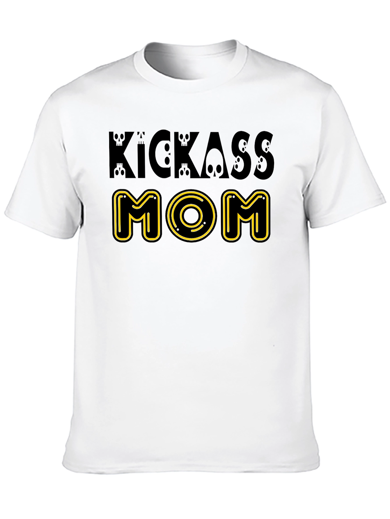 Camiseta Negra Kickass Mom Diseño Original