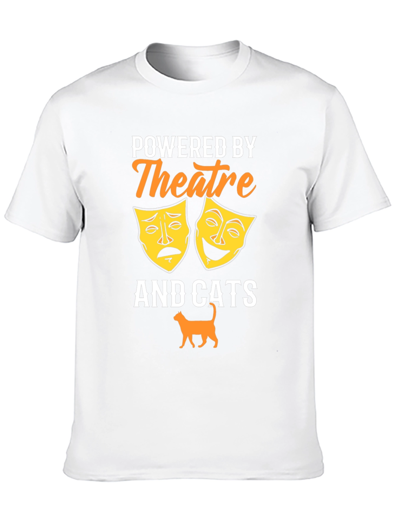 Camiseta Negra Theatre and Cats