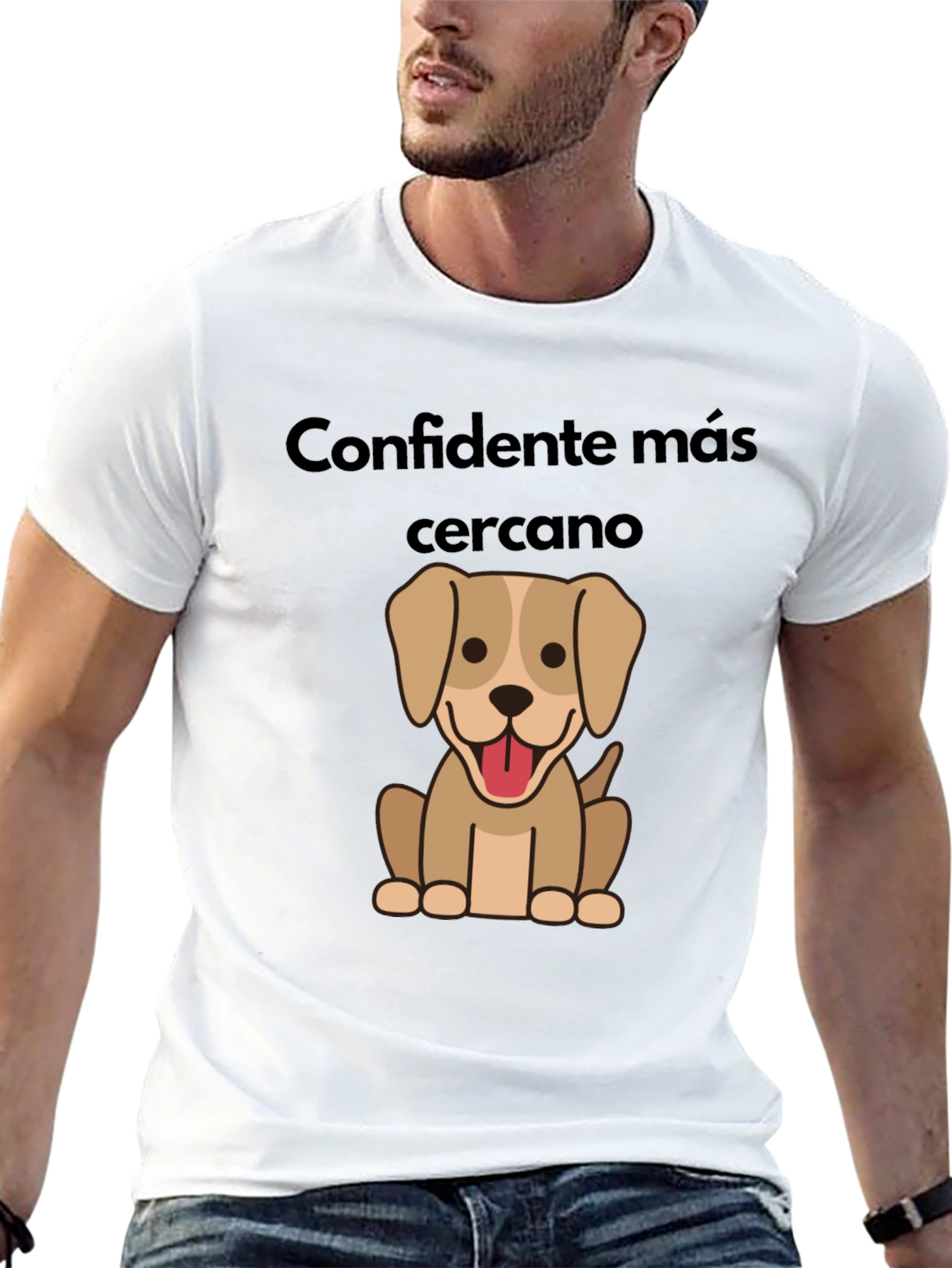 Camiseta Negra Confidente más cercano