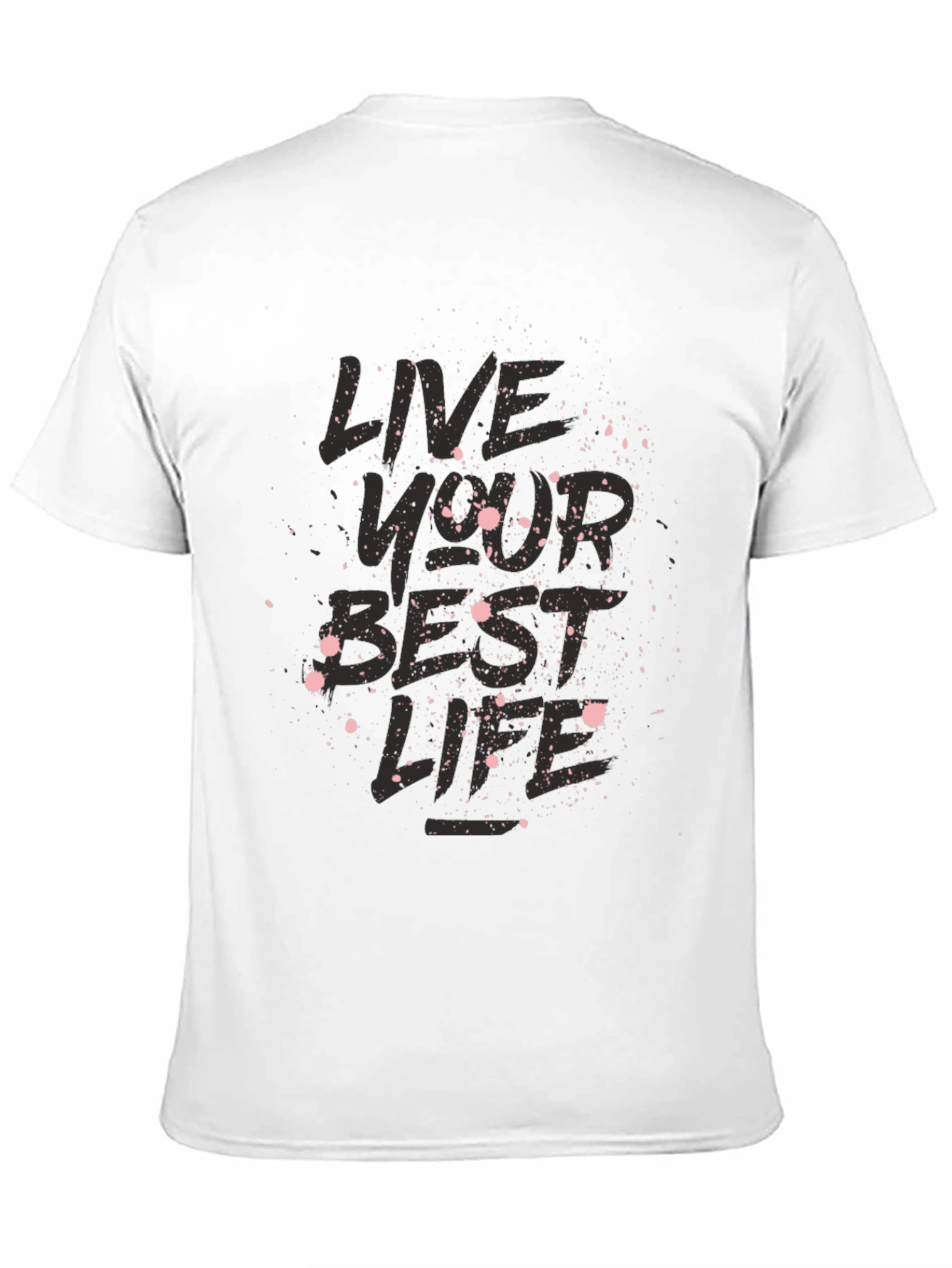 Camiseta Negra Vive Tu Mejor Vida