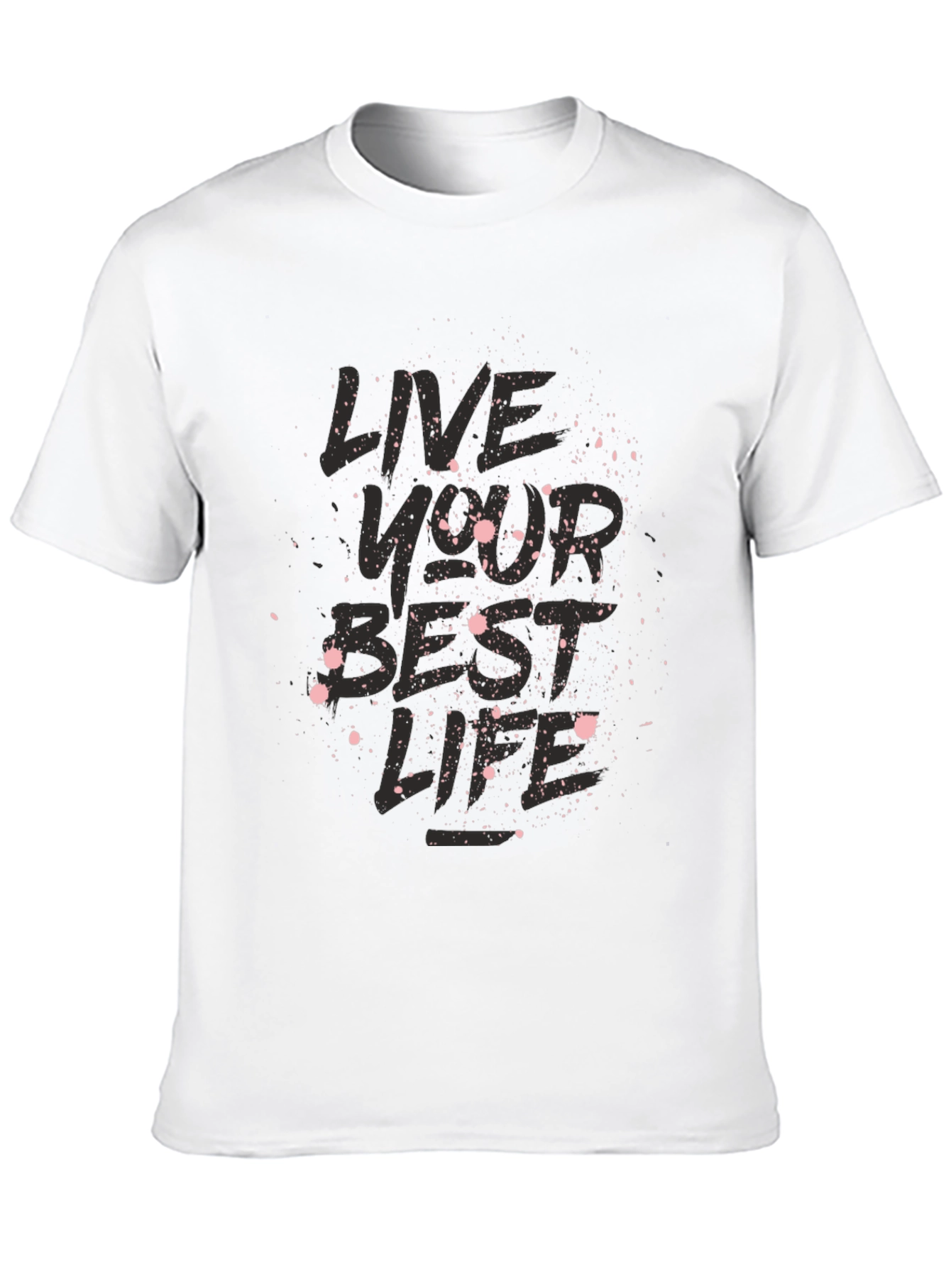Camiseta Negra Vive Tu Mejor Vida