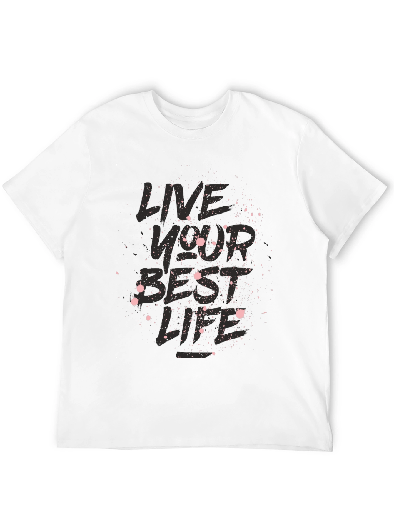 Camiseta Negra Vive Tu Mejor Vida