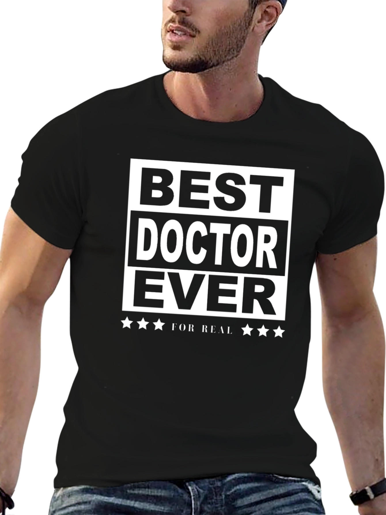 Camiseta Negra: El Mejor Doctor