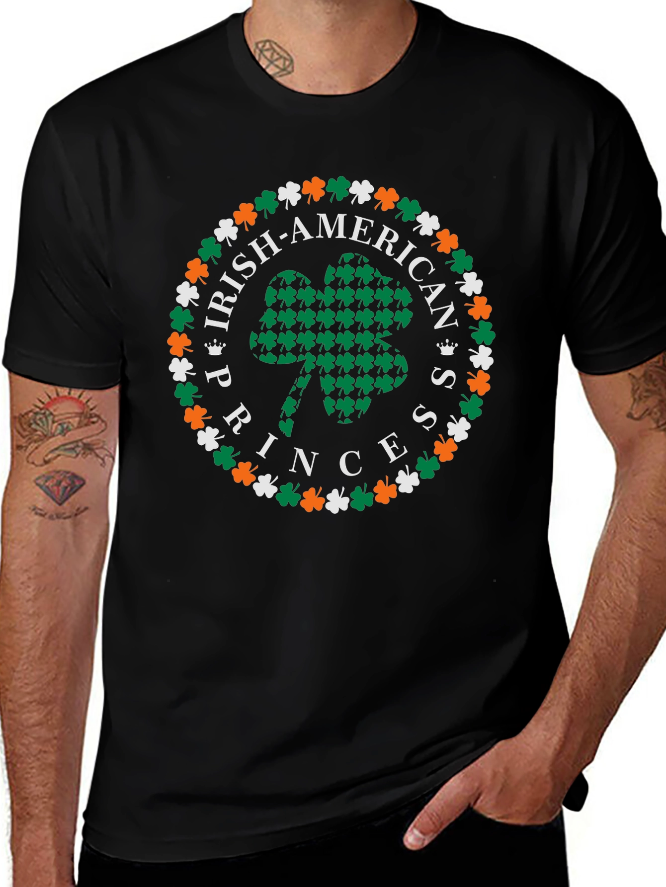 Camiseta Trébol Irlandesa Irish-American Princess