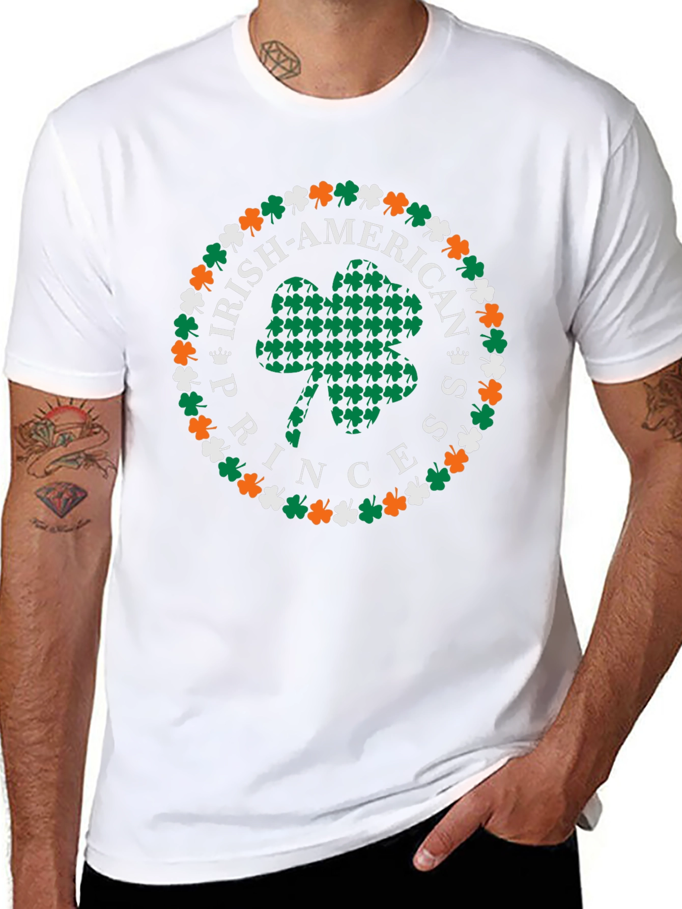 Camiseta Trébol Irlandesa Irish-American Princess