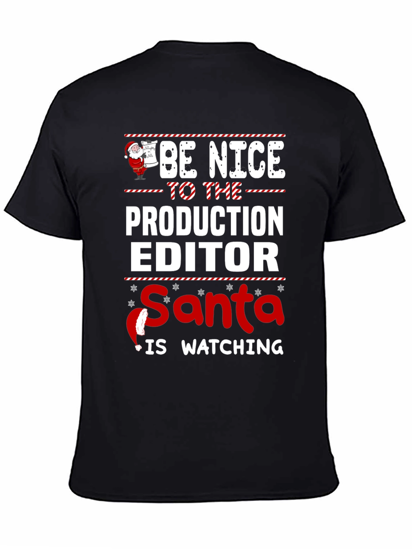 Camiseta Editor de Producción Navideña