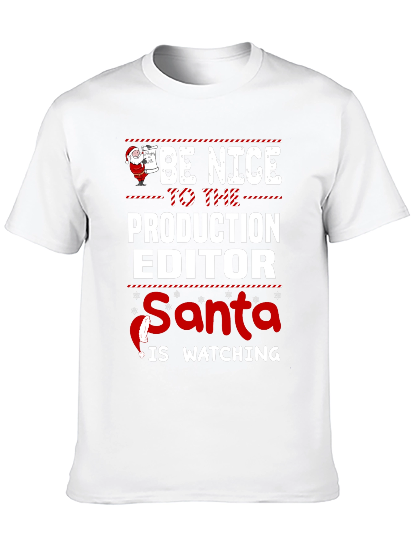 Camiseta Editor de Producción Navideña