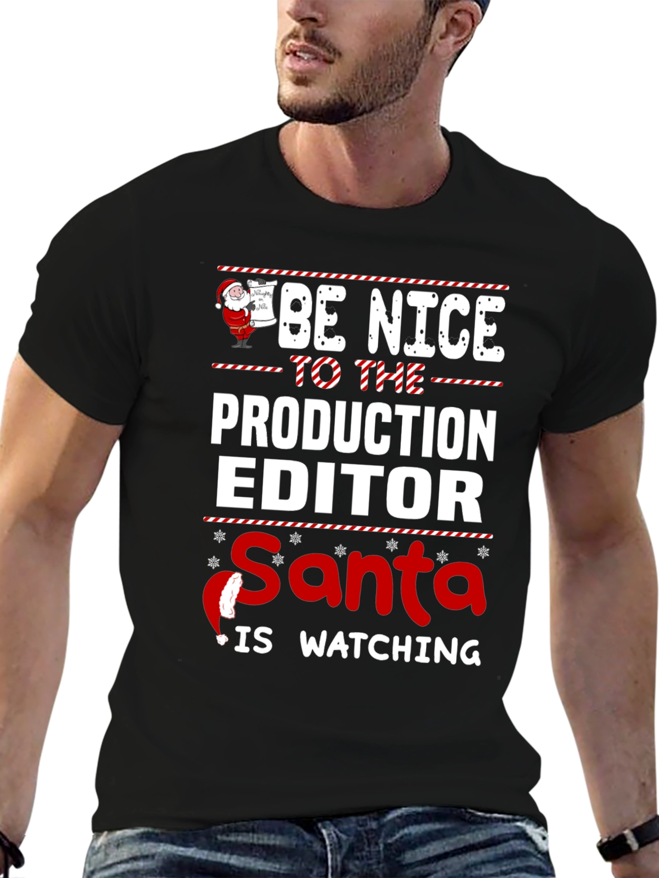 Camiseta Editor de Producción Navideña