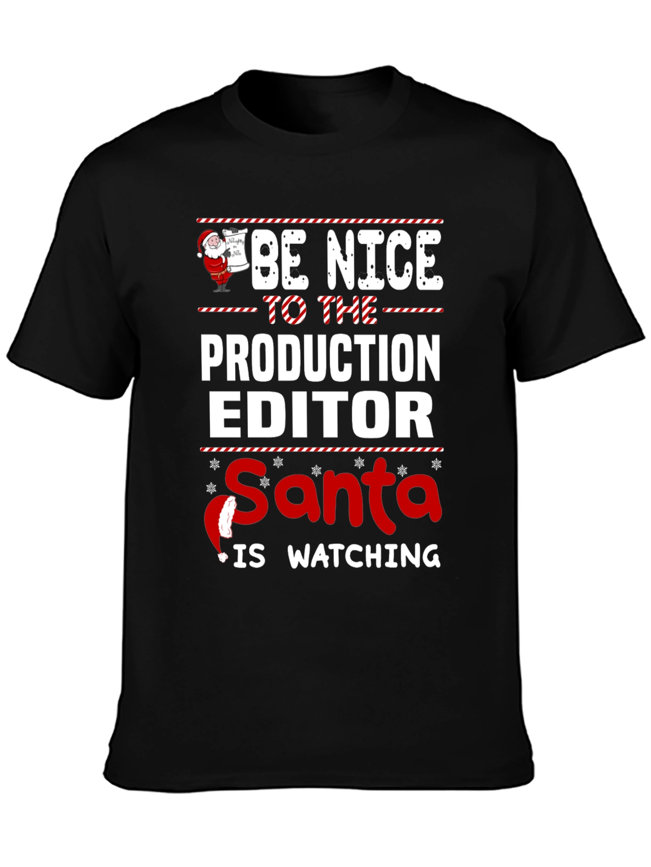 Camiseta Editor de Producción Navideña
