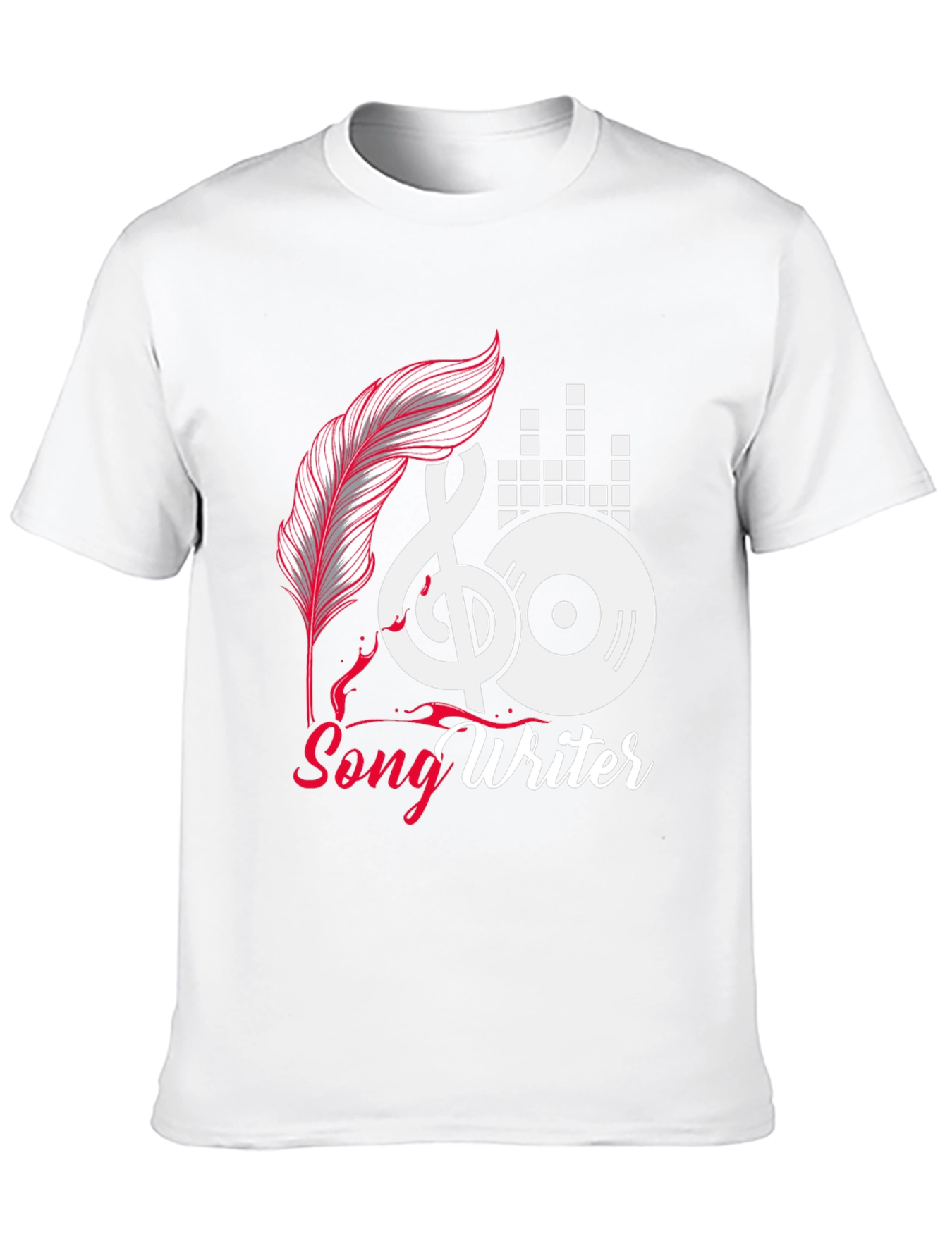 Camiseta Negra Songwriter para Amantes de la Música