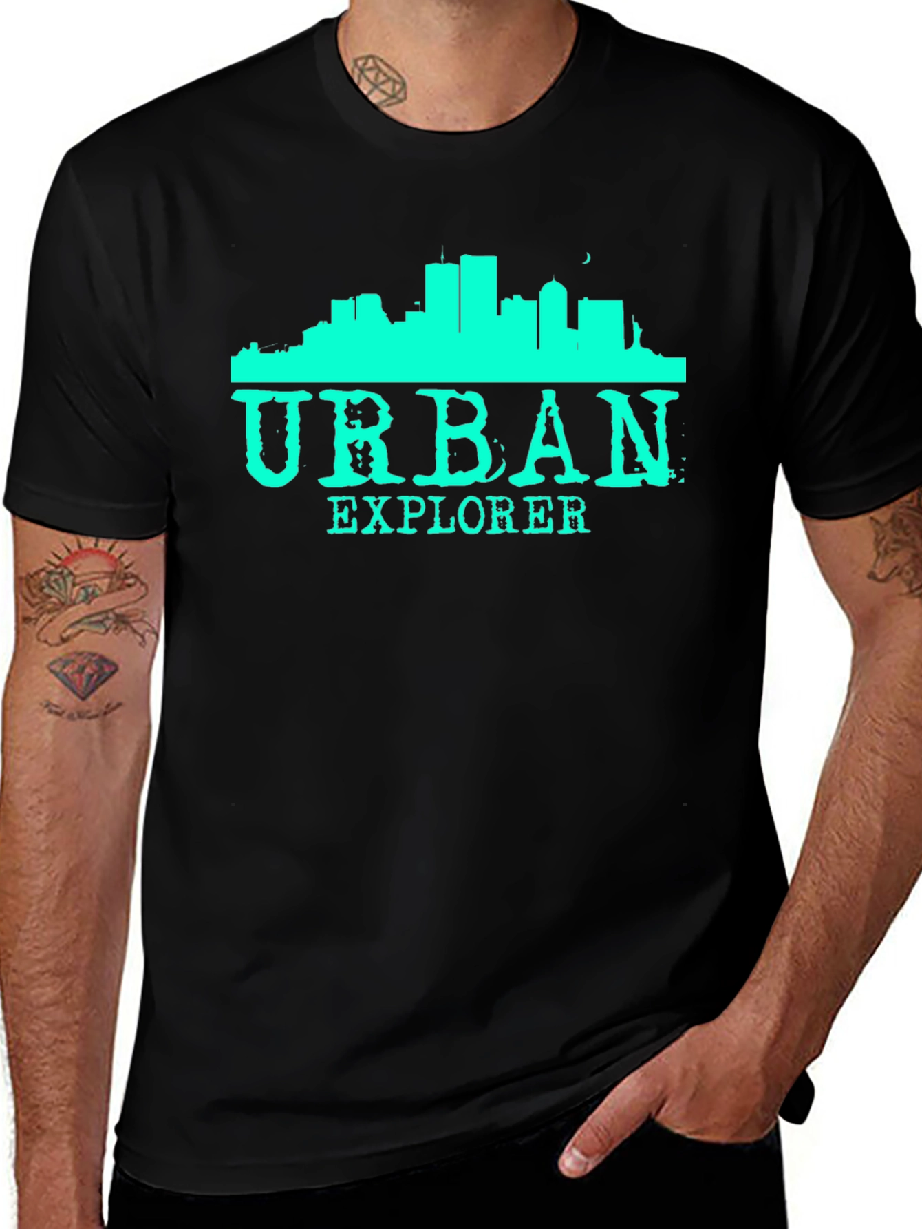 Camiseta Urbana Explorer - Diseño Ciudad