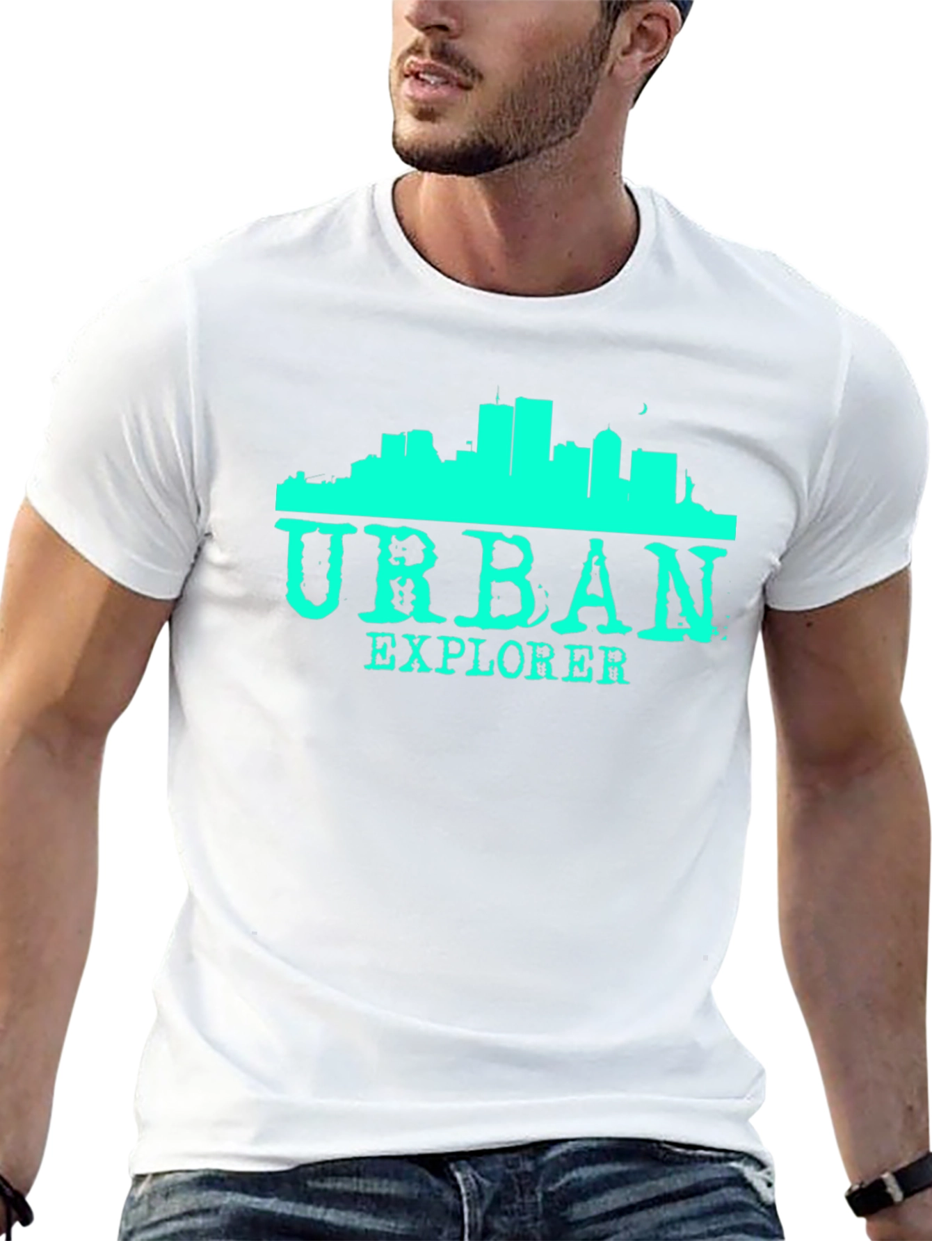 Camiseta Urbana Explorer - Diseño Ciudad