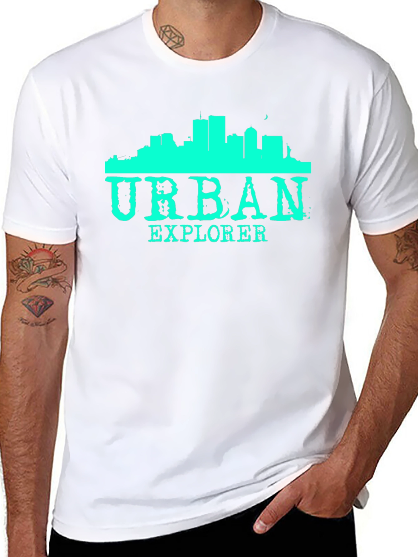 Camiseta Urbana Explorer - Diseño Ciudad