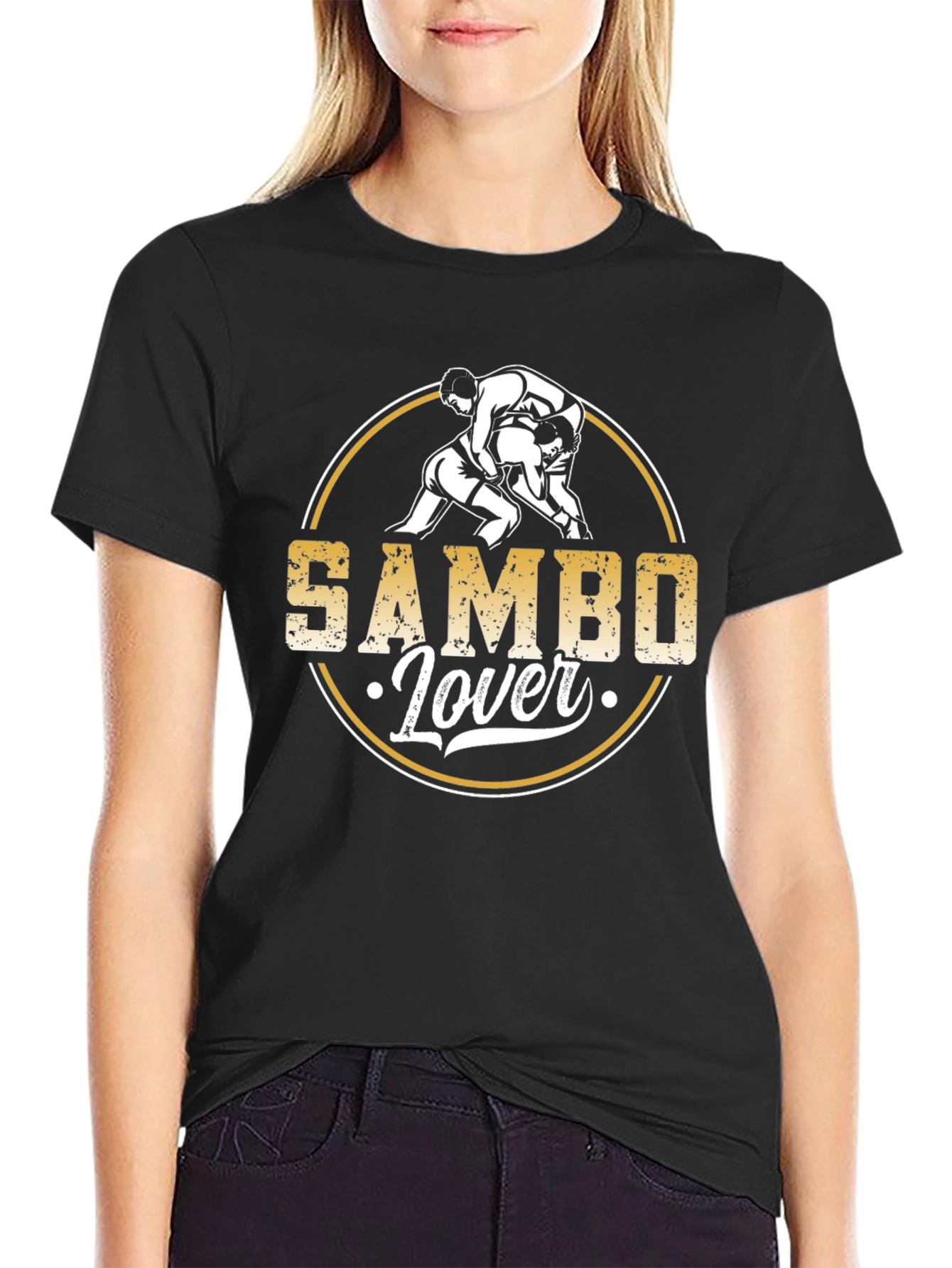 Camiseta Negra Sambo Lover para Hombre