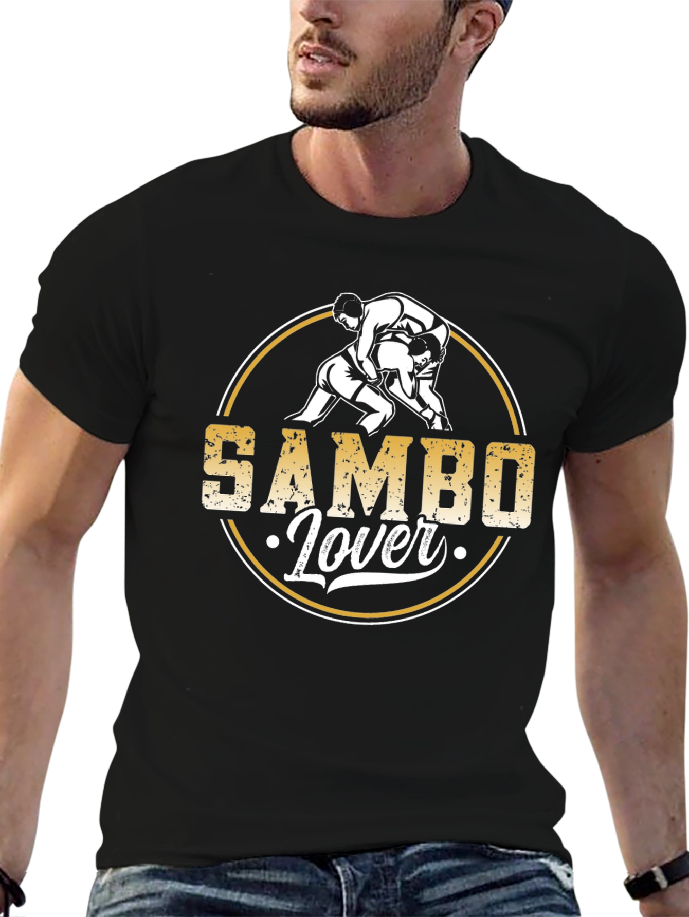 Camiseta Negra Sambo Lover para Hombre