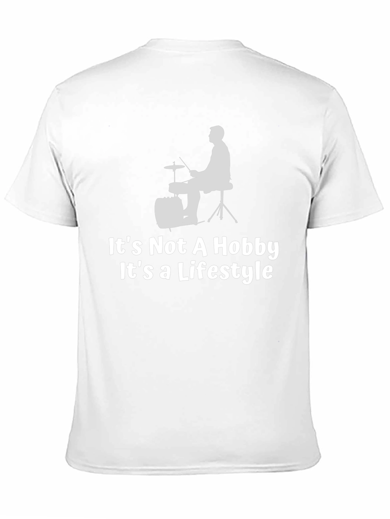 Camiseta Negra - Pasión por la Batería