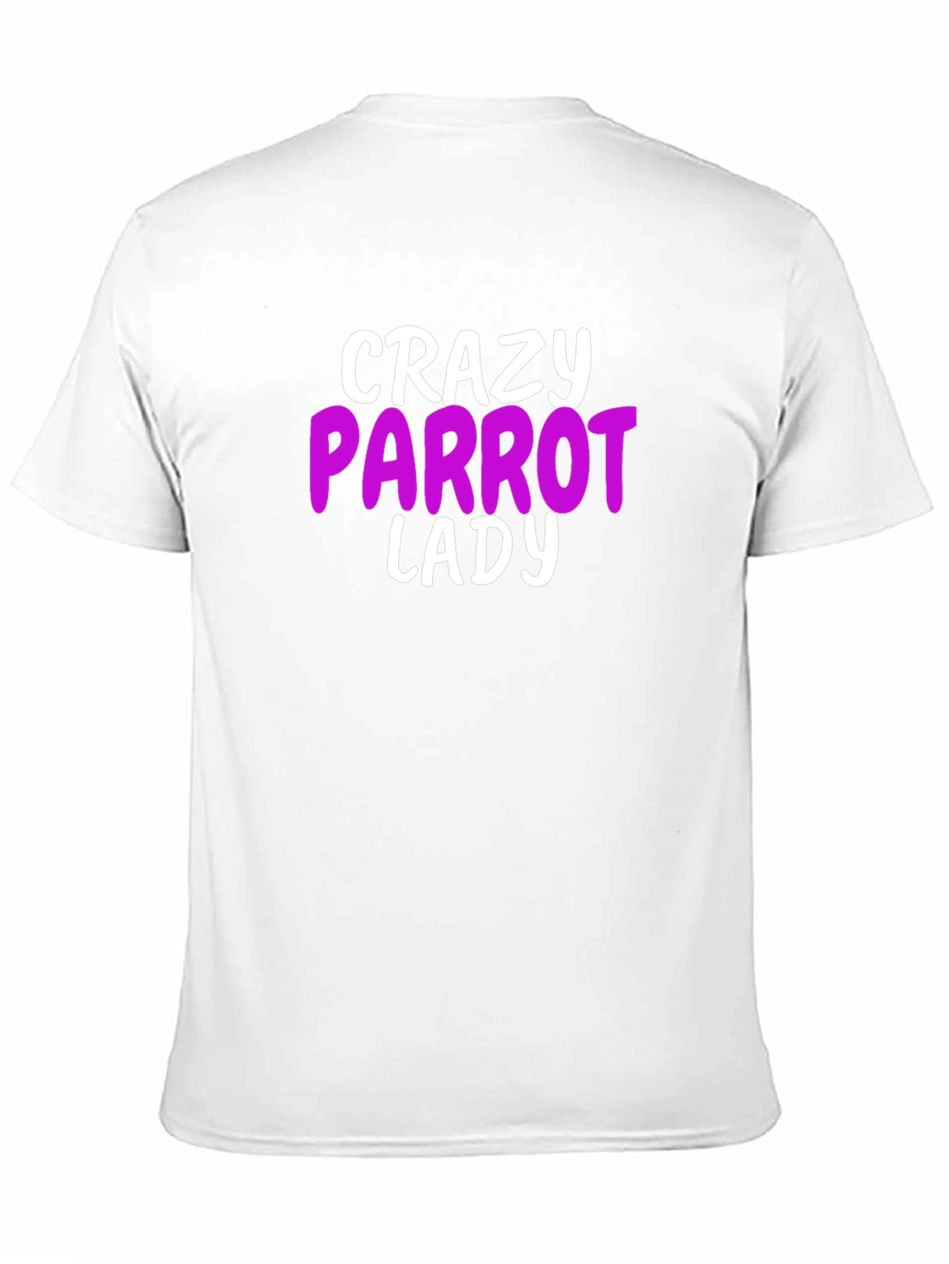 Camiseta Negra Crazy Parrot Lady