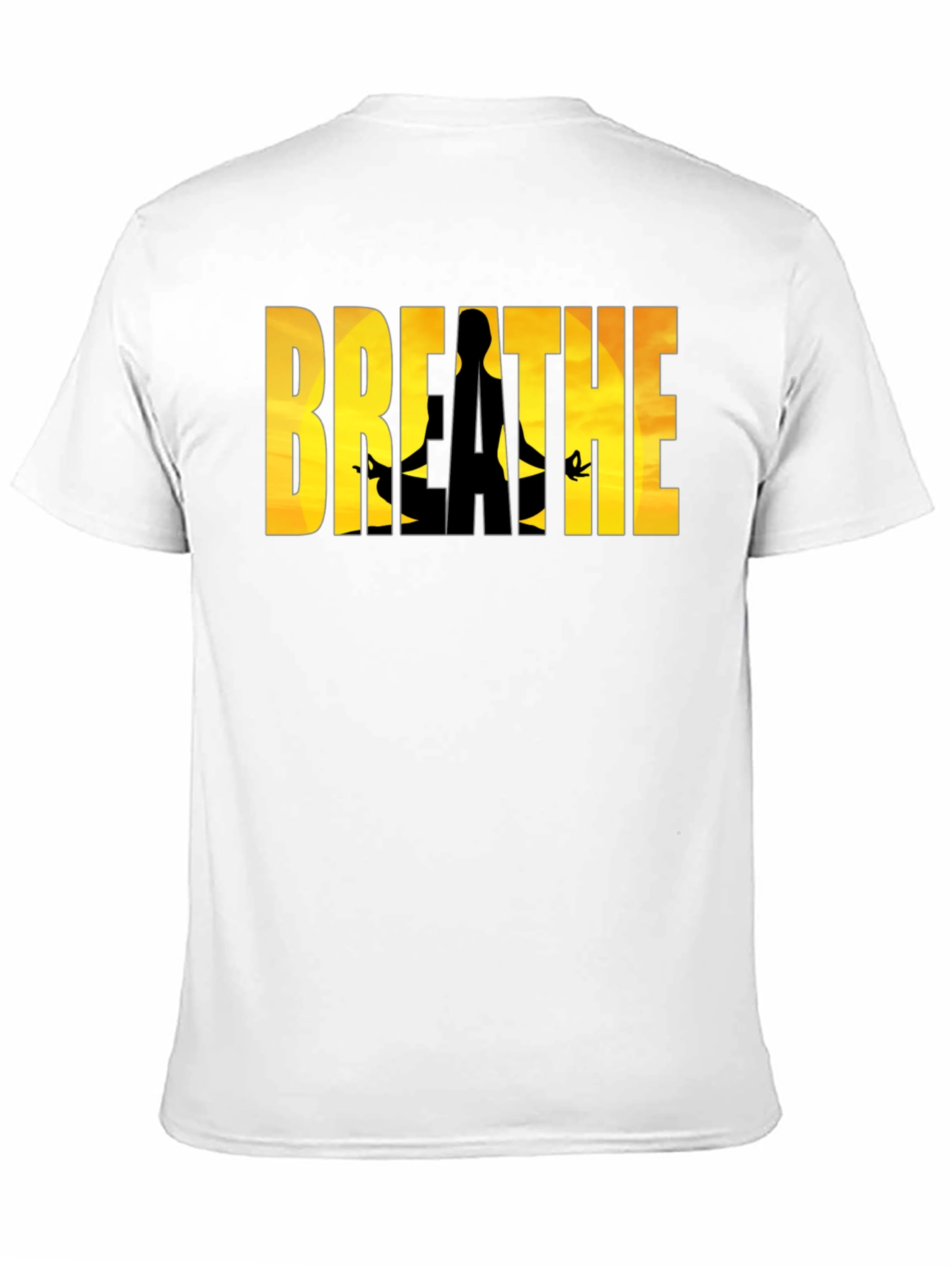 Camiseta Negra Breathe - Meditación y Relax