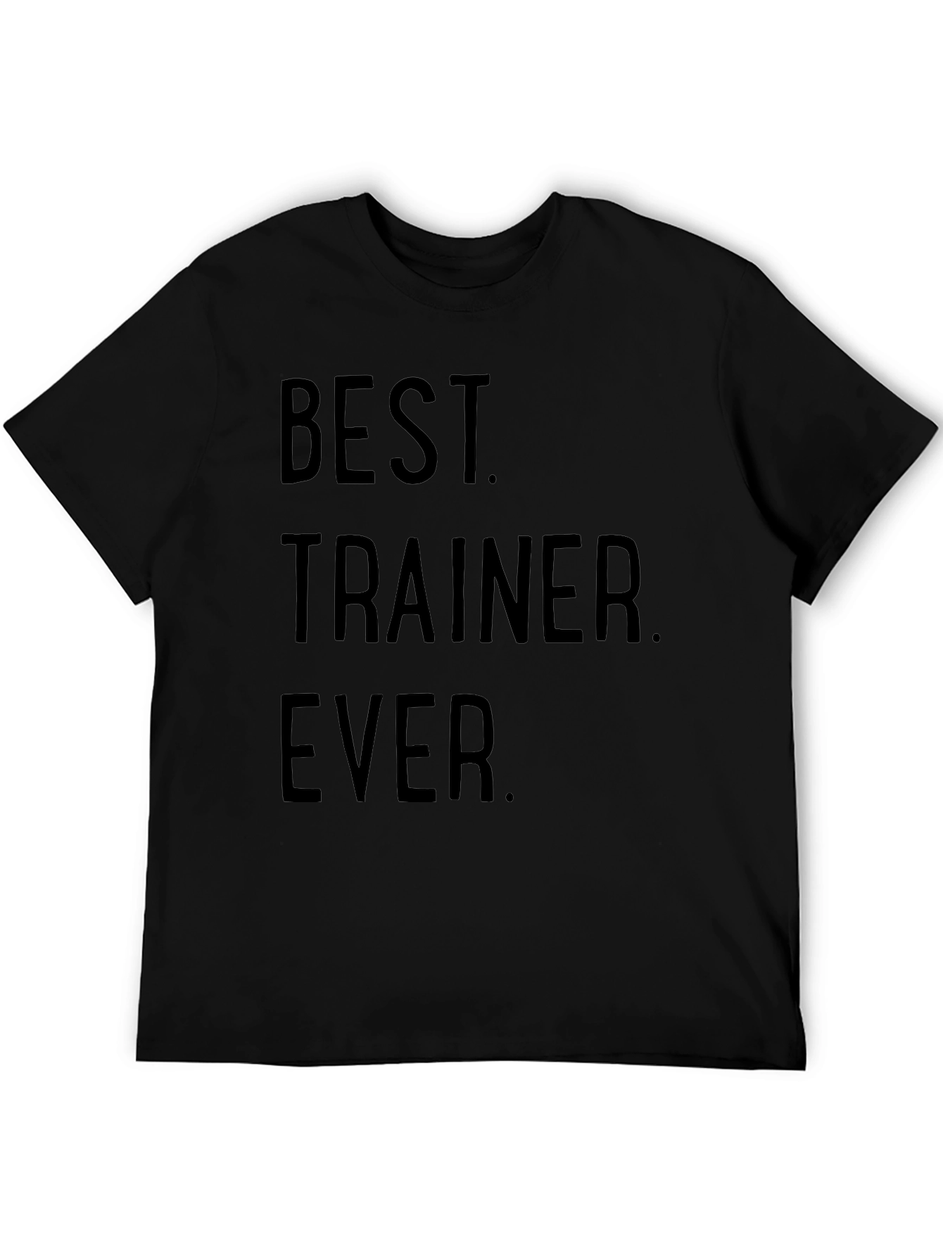 Camiseta Negra: El Mejor Entrenador