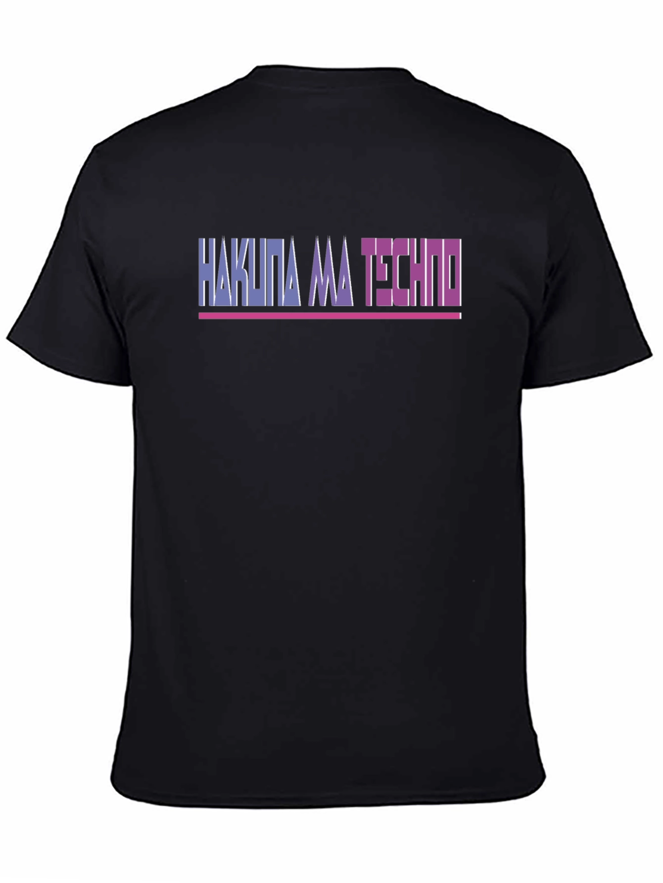 Camiseta Hakuna Ma Techno Negra