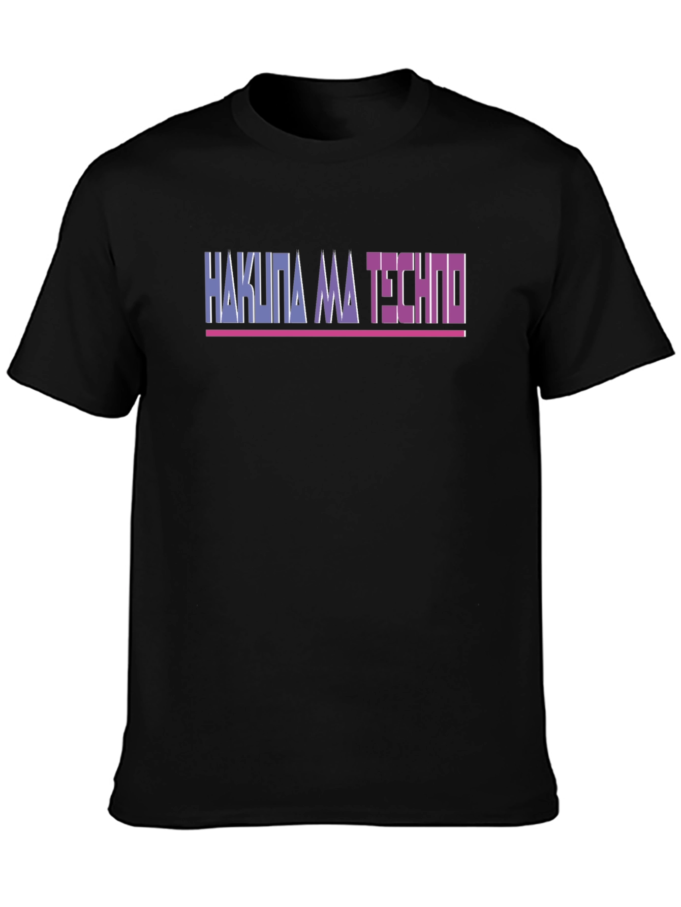 Camiseta Hakuna Ma Techno Negra