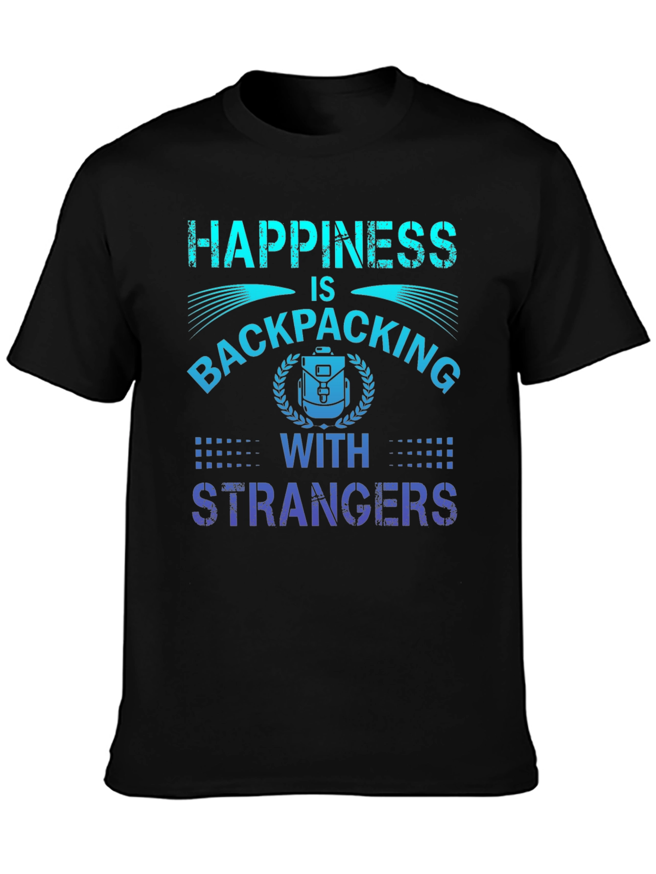 Camiseta La felicidad es hacer senderismo