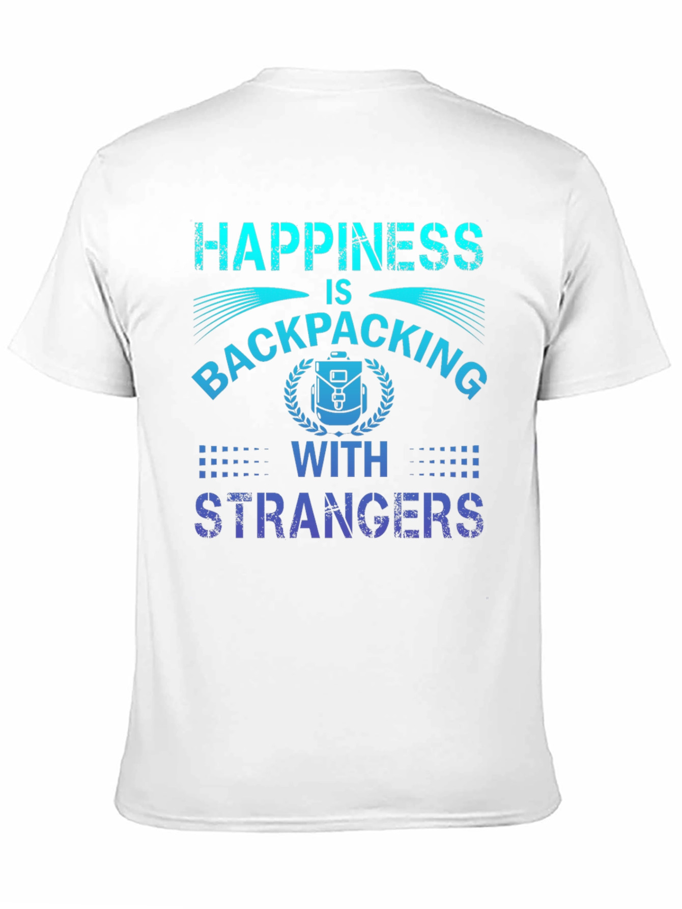 Camiseta La felicidad es hacer senderismo