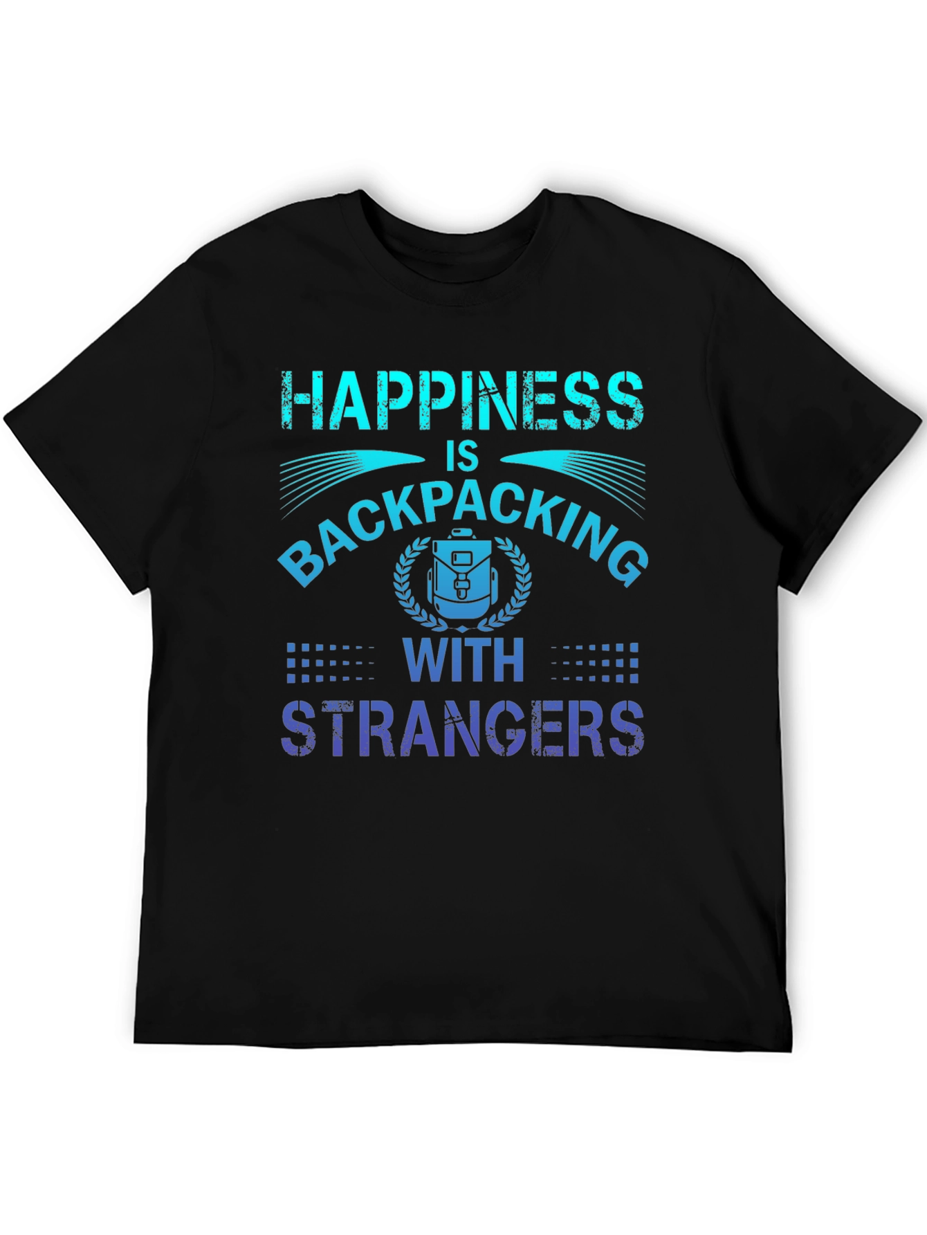 Camiseta La felicidad es hacer senderismo