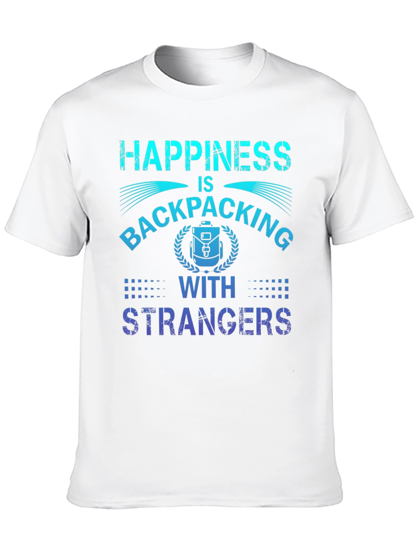Camiseta La felicidad es hacer senderismo