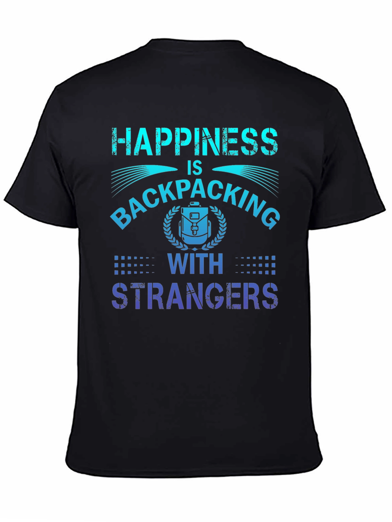 Camiseta La felicidad es hacer senderismo