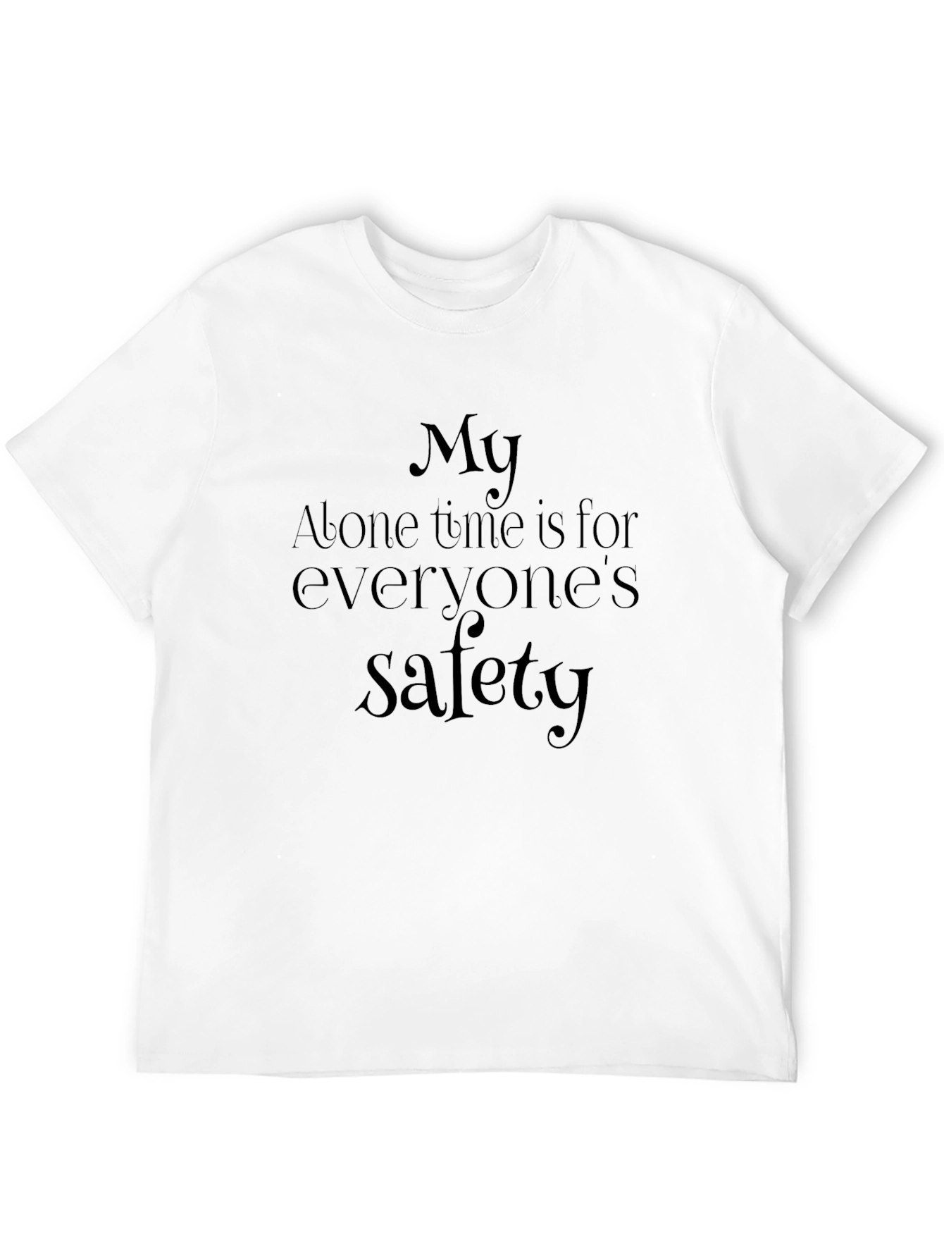 Camiseta Negra: Mi Tiempo a Solas
