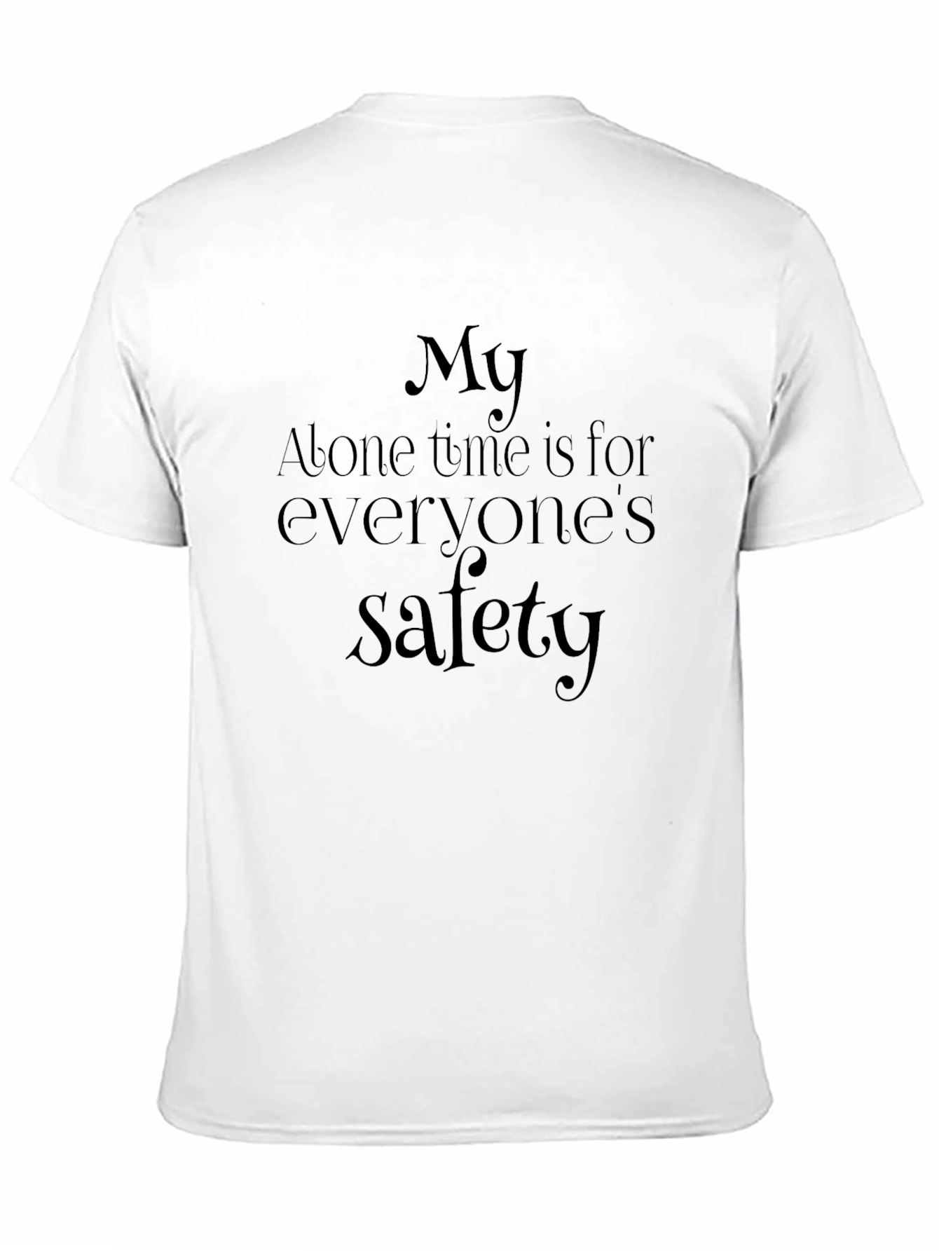 Camiseta Negra: Mi Tiempo a Solas