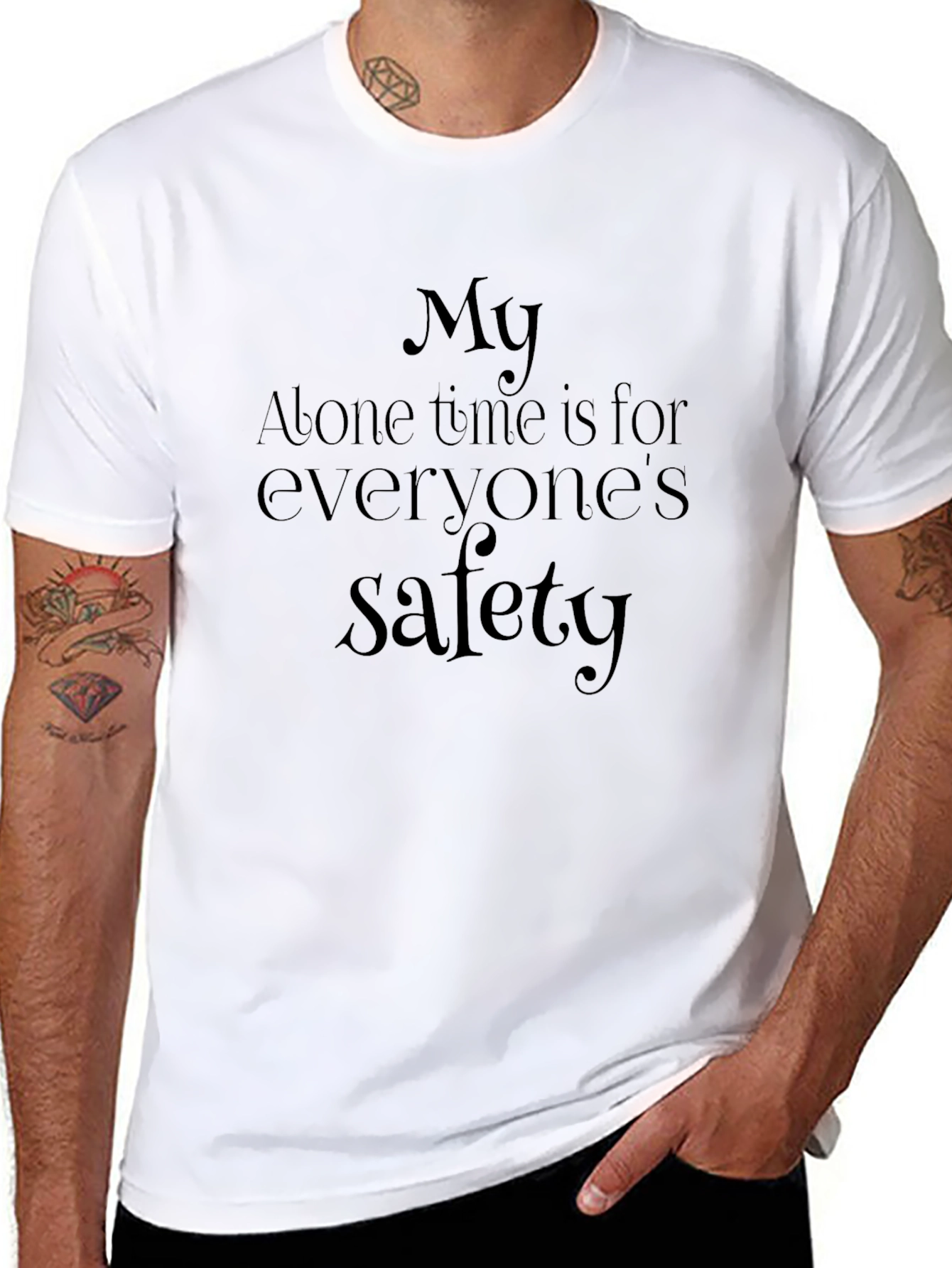 Camiseta Negra: Mi Tiempo a Solas