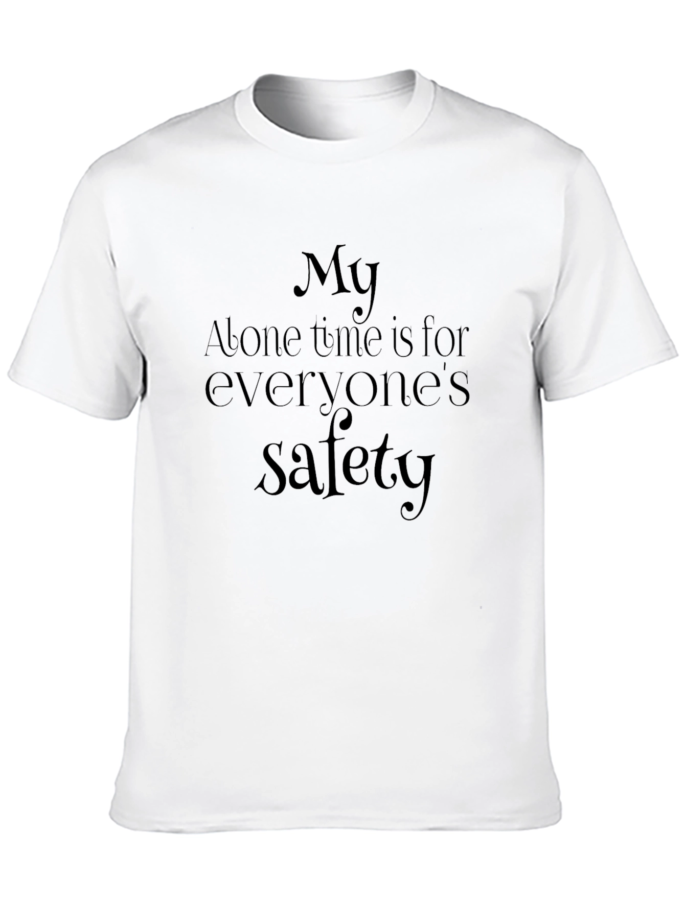 Camiseta Negra: Mi Tiempo a Solas