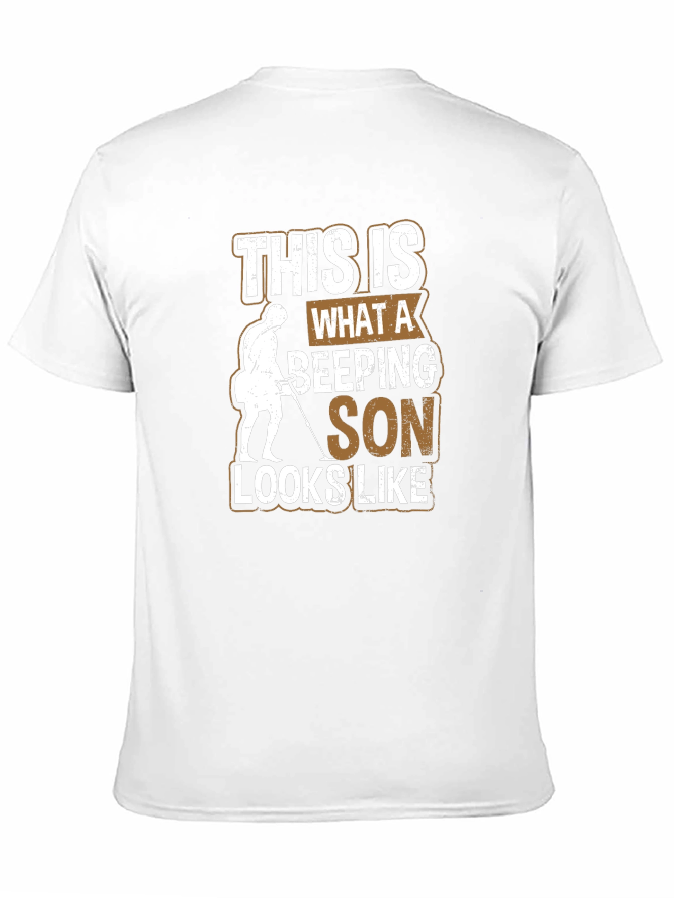 Camiseta Negra: Hijo Detector de Metales