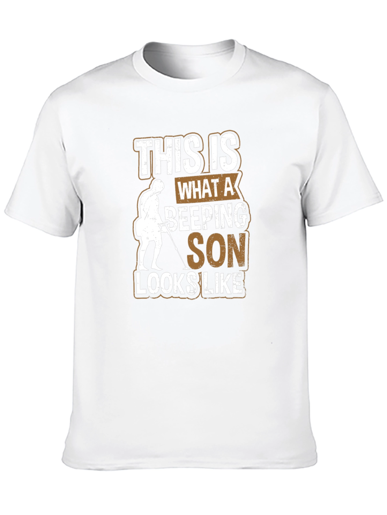 Camiseta Negra: Hijo Detector de Metales