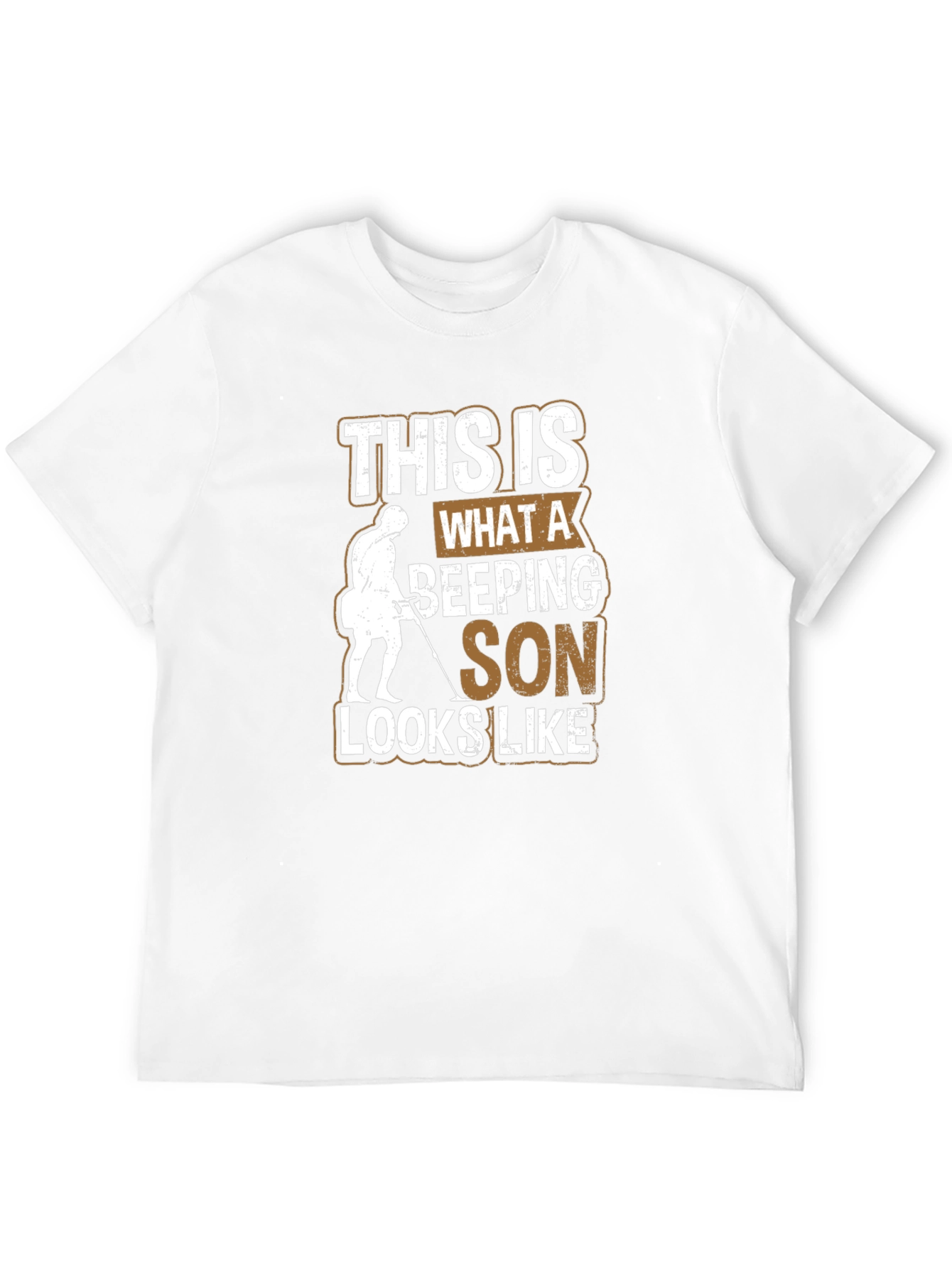 Camiseta Negra: Hijo Detector de Metales