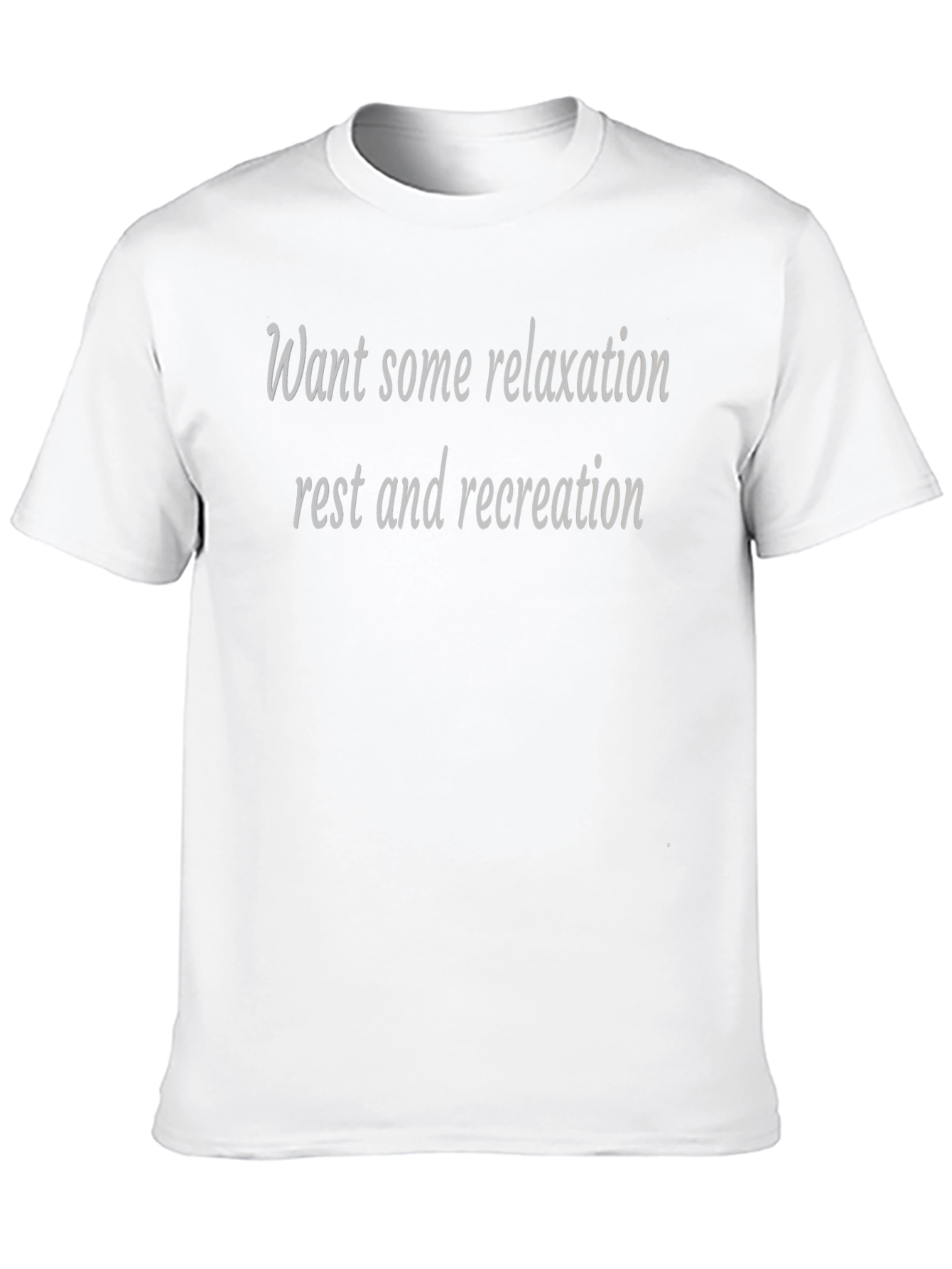 Camiseta Negra: Relax Descanso y Recreación