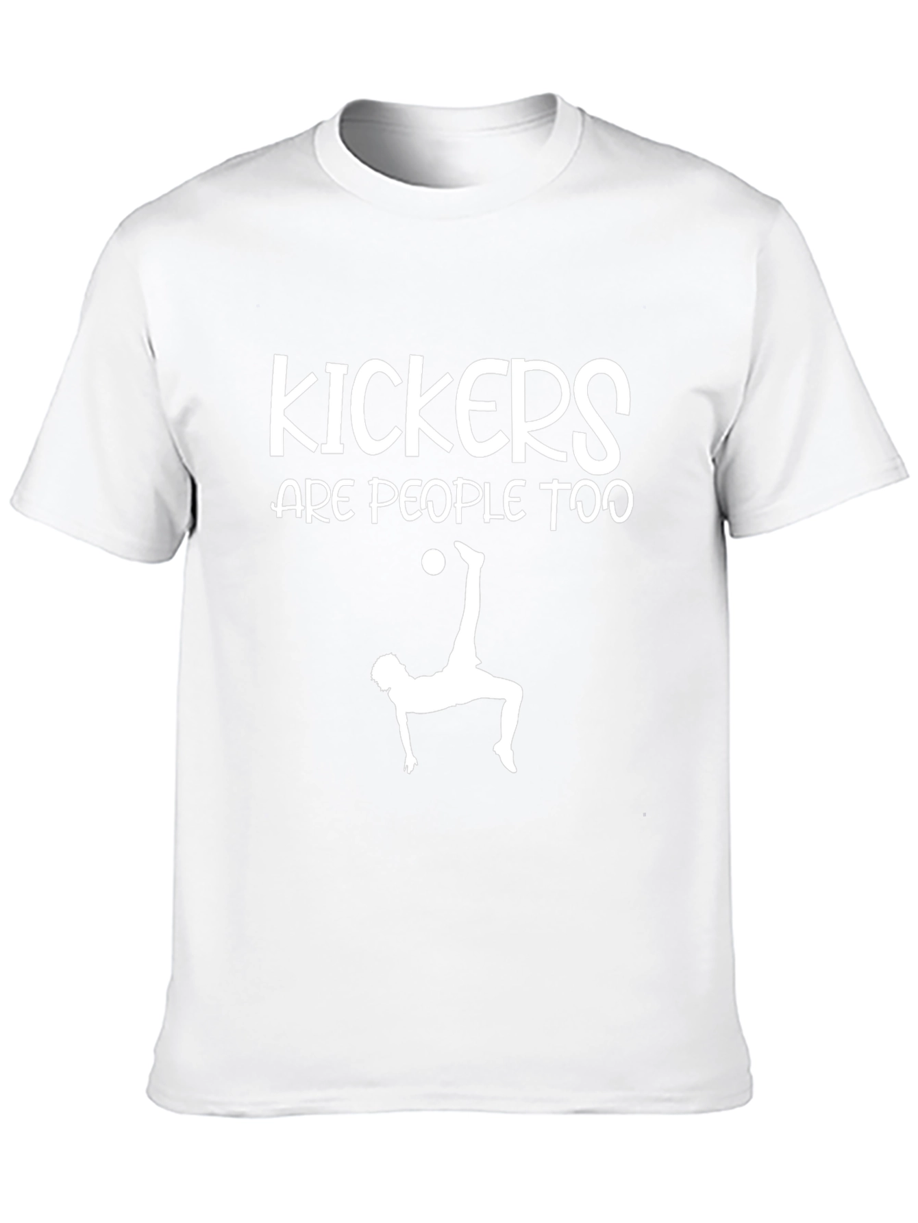 Camiseta Negra: Kickers Are People Too