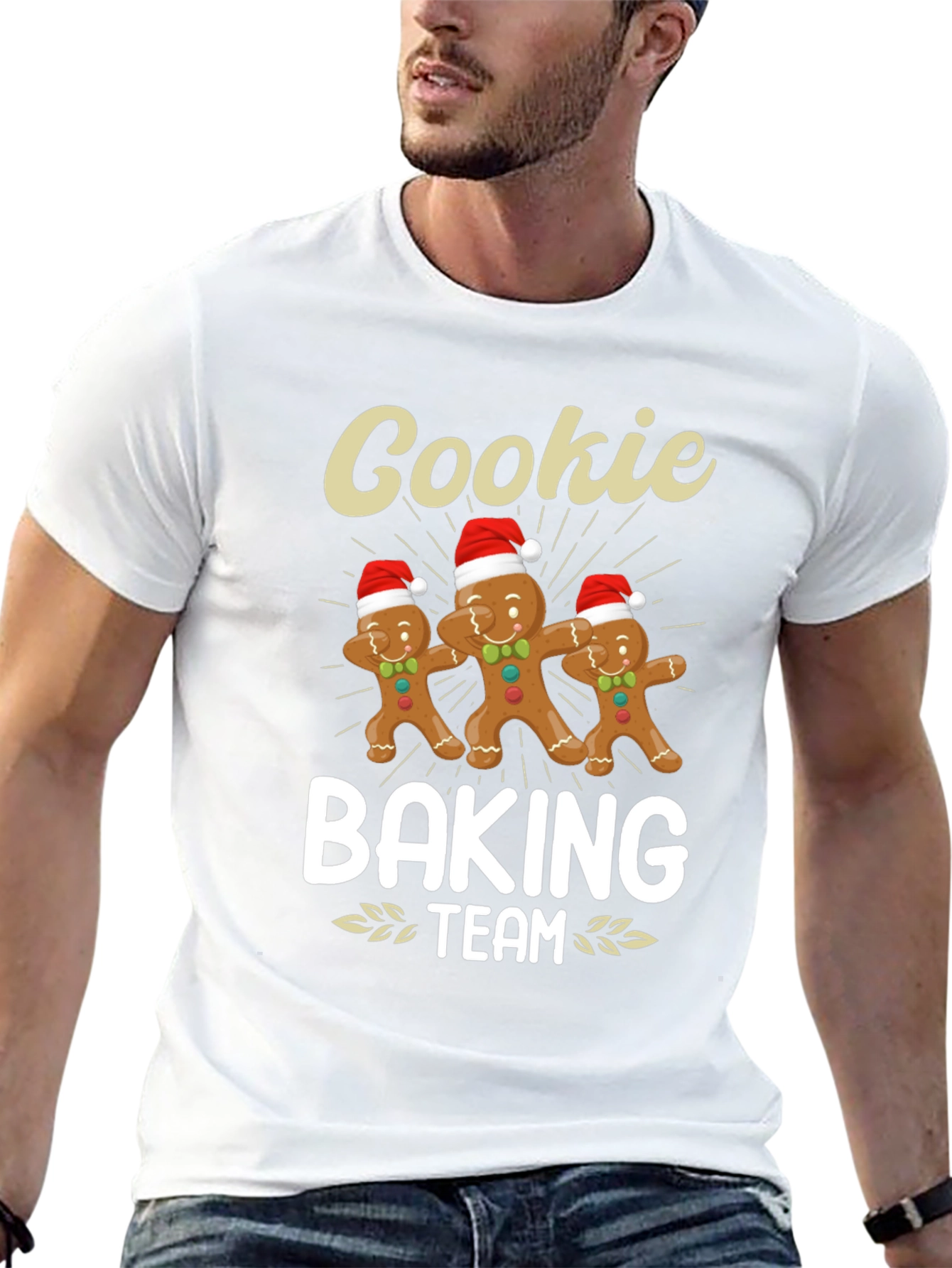 Camiseta de Navidad: Equipo de Galletas