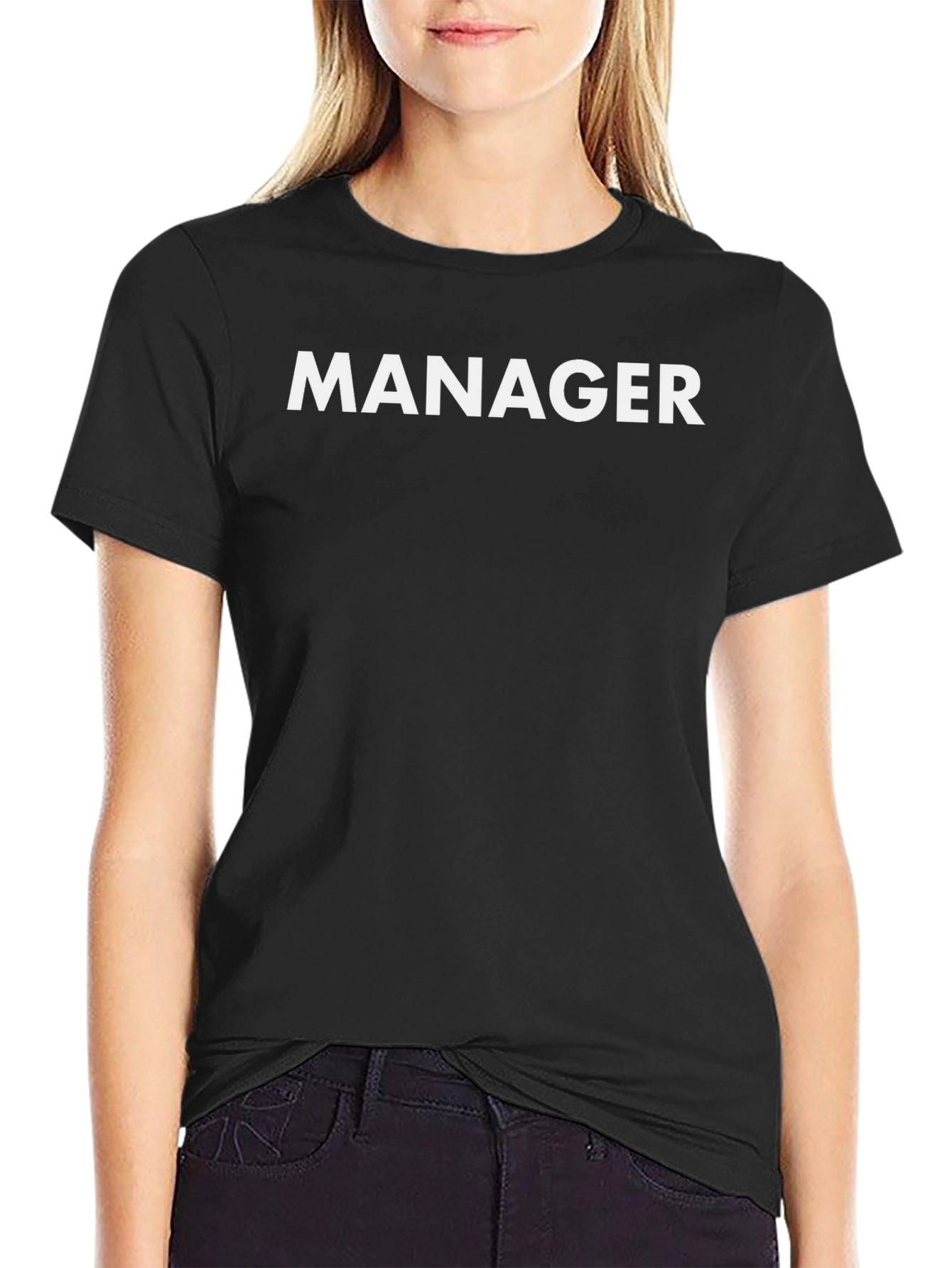 Camiseta Manager Casual Negra