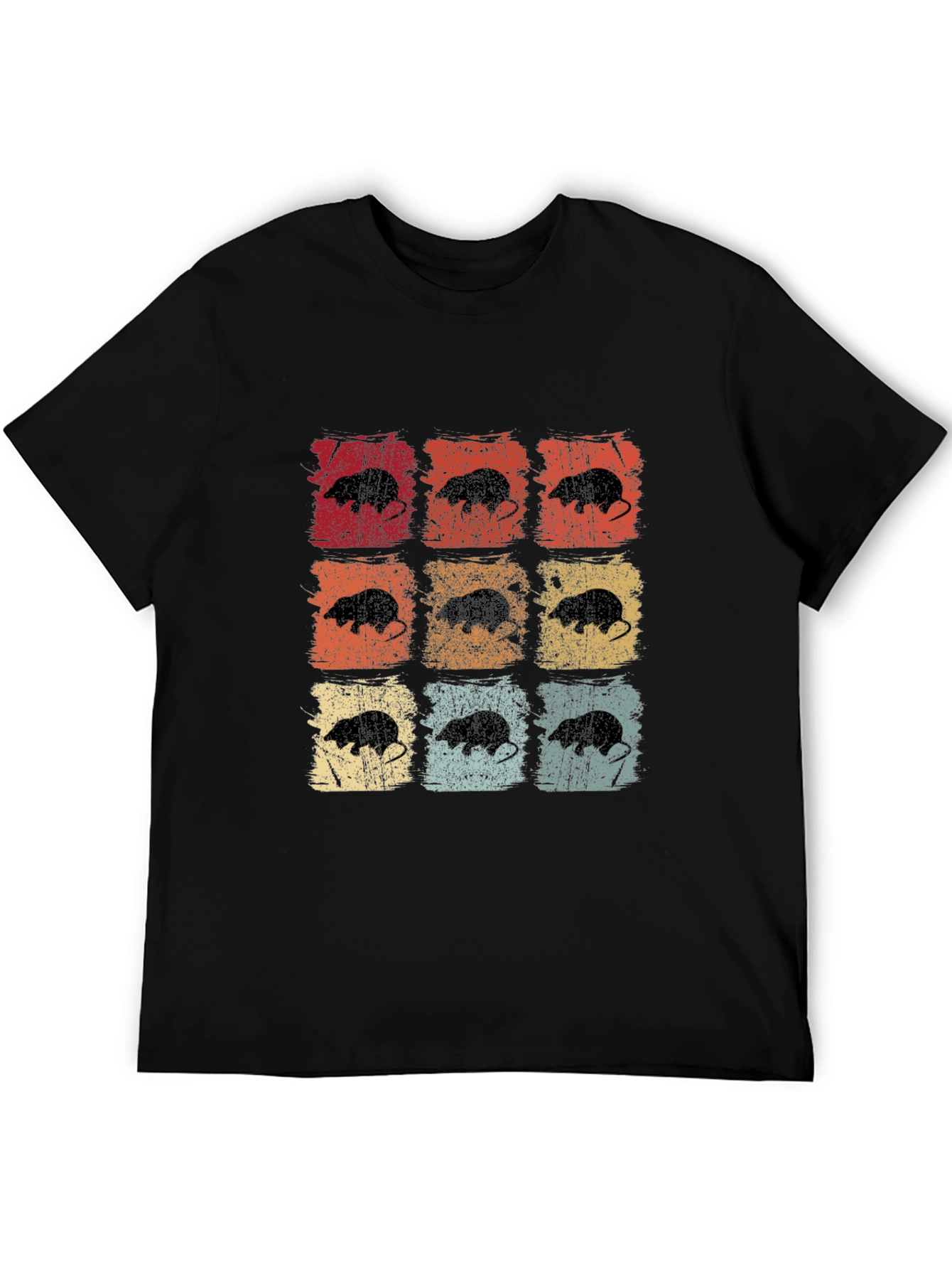 Camiseta Retro con Diseño de Topos para Hombre