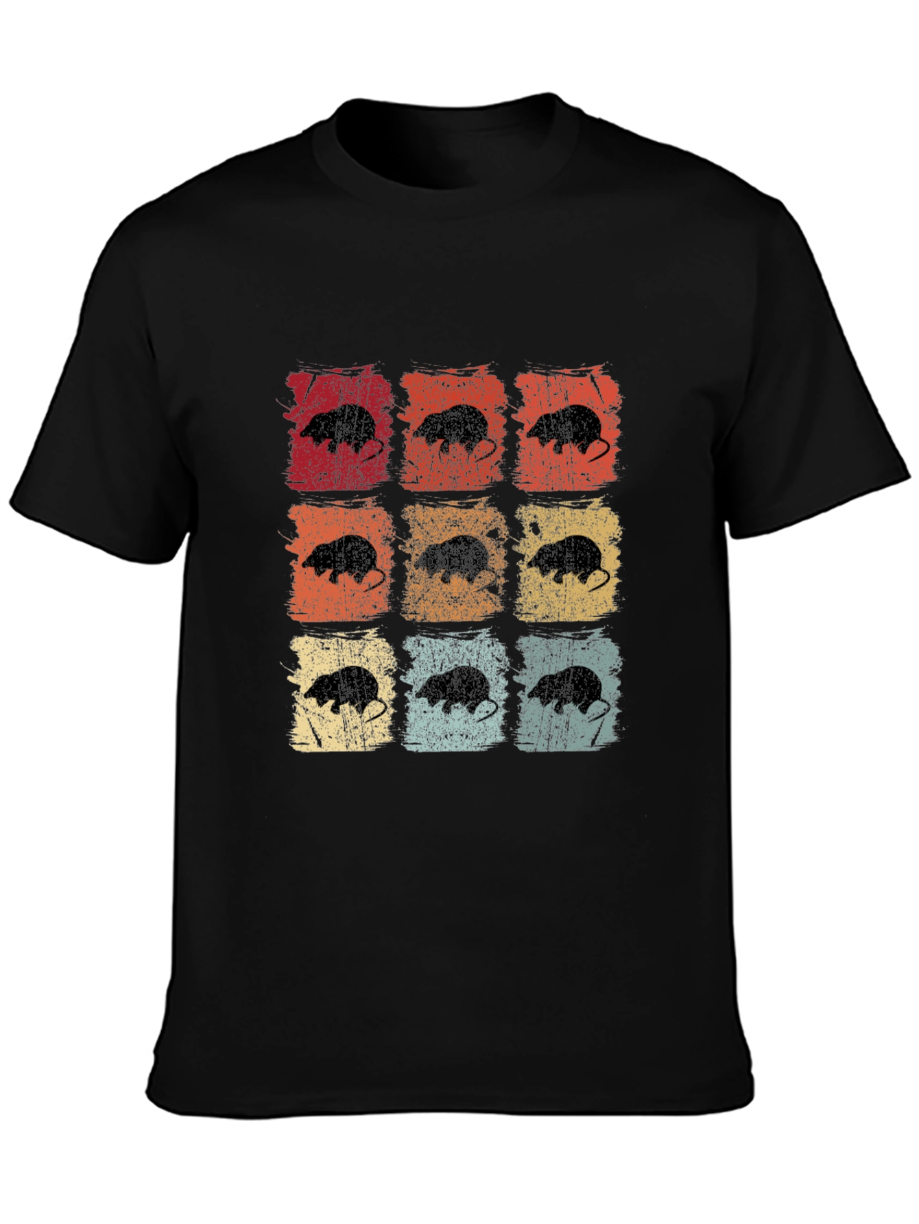 Camiseta Retro con Diseño de Topos para Hombre