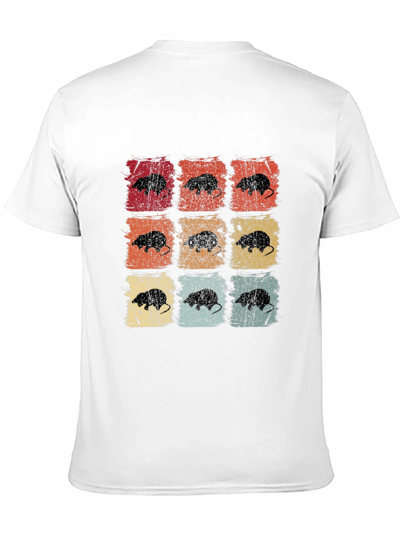 Camiseta Retro con Diseño de Topos para Hombre