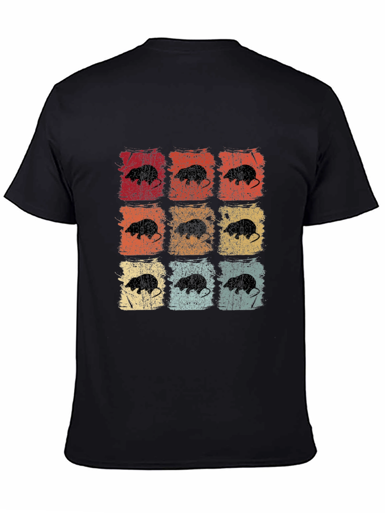 Camiseta Retro con Diseño de Topos para Hombre
