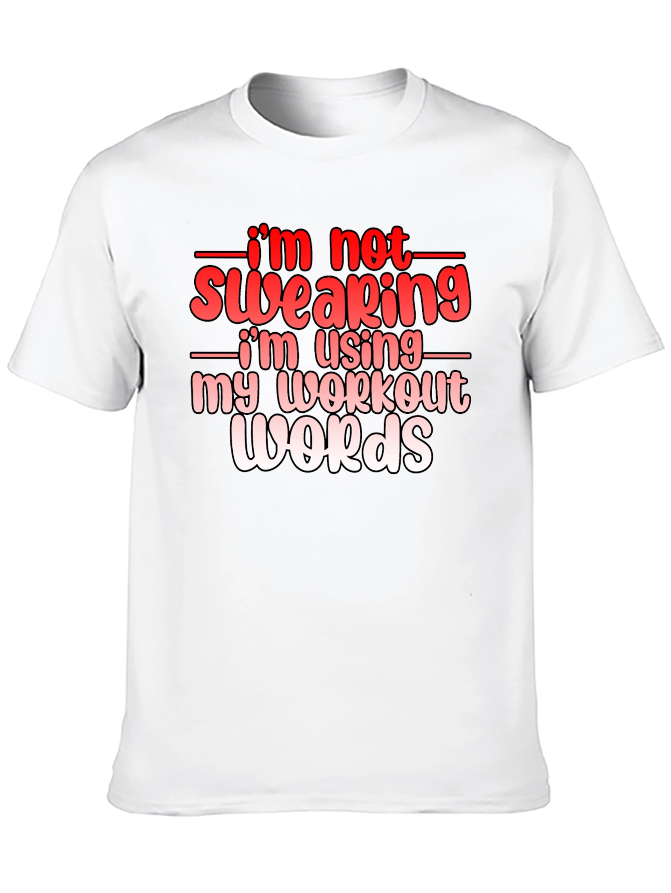 Camiseta Negra Divertida con Texto de Gimnasio