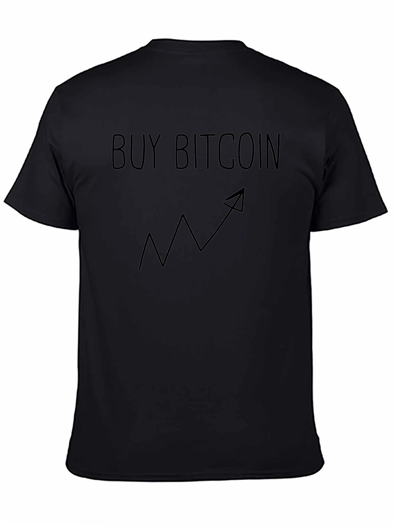 Camiseta Hombre Buy Bitcoin Negra