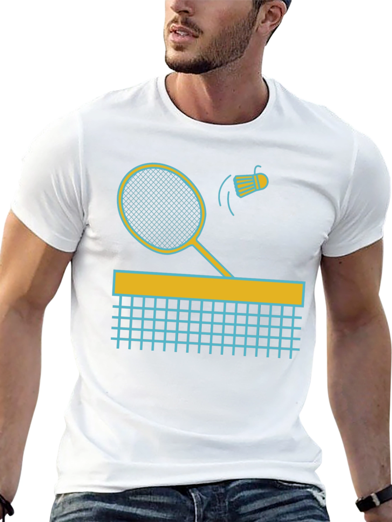 Camiseta Estampada Badminton