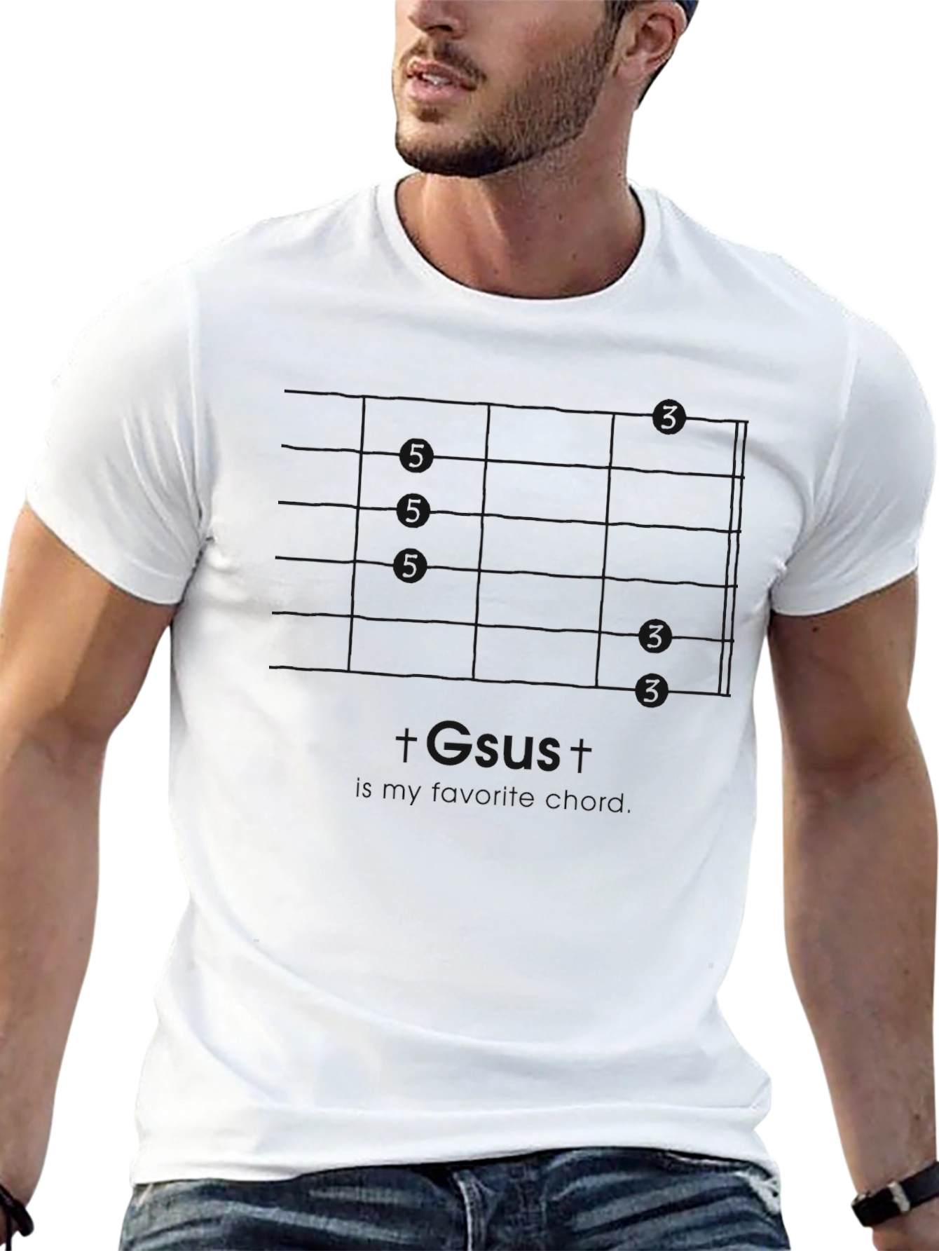 Camiseta Negra Casual para Hombre